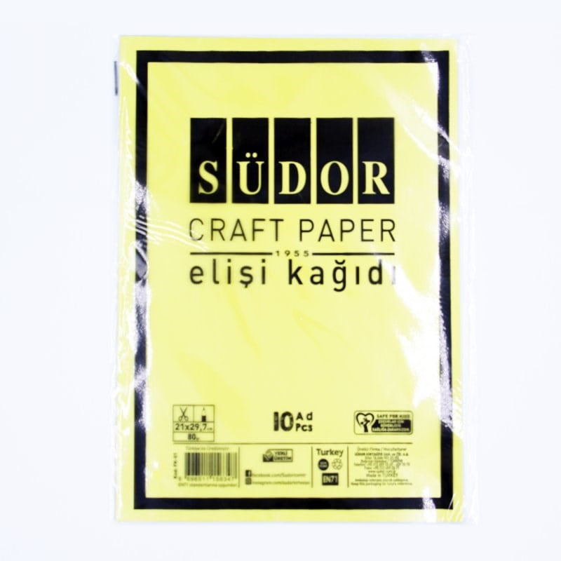Südor Elişi Kağıdı A4 10’lu 80 Gr