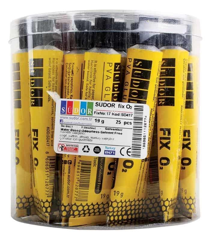Südor Fix Su Bazlı Sıvı Yapıştırıcı No:7 19 gr 25'li Paket