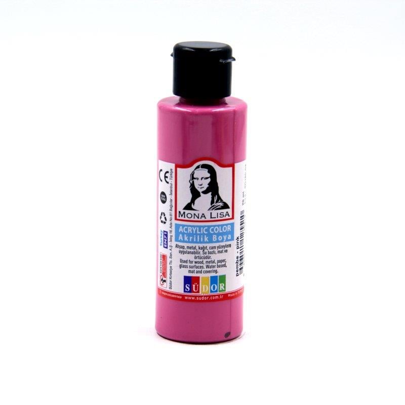 Südor Monalisa Akrilik Boya 70 Ml Pembe 12'li Paket