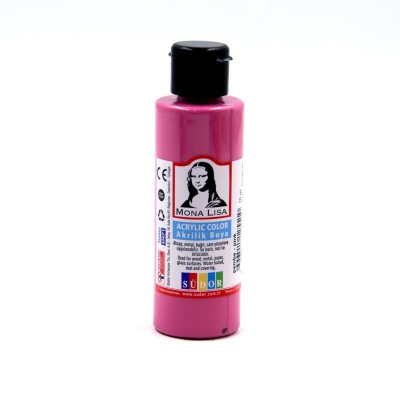Südor Monalisa Akrilik Boya 70 Ml Pembe 12'li Paket