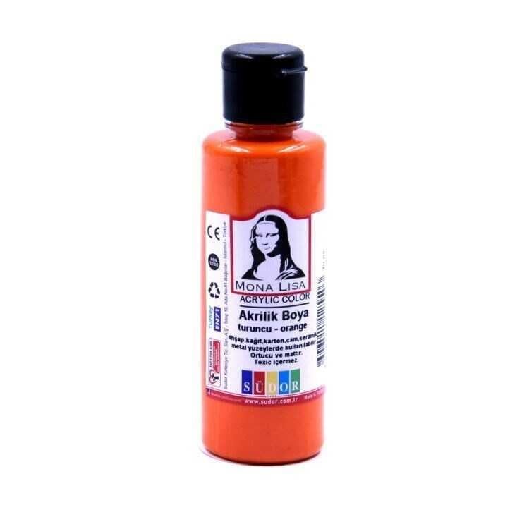 Südor Monalisa Akrilik Boya 70 Ml Turuncu 12'li Paket