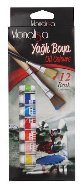 Südor Monalisa Yağlı Boya 12 Renkx12 Ml Tüp