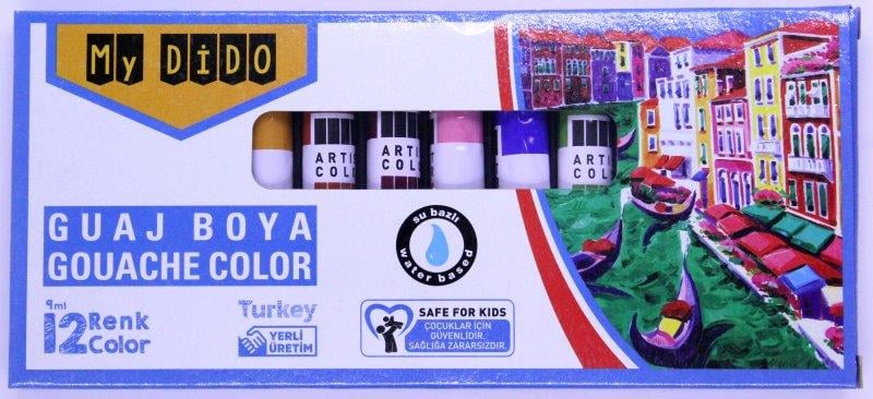 Südor My Dido 12 Renk Tüp Guvaş Boya 