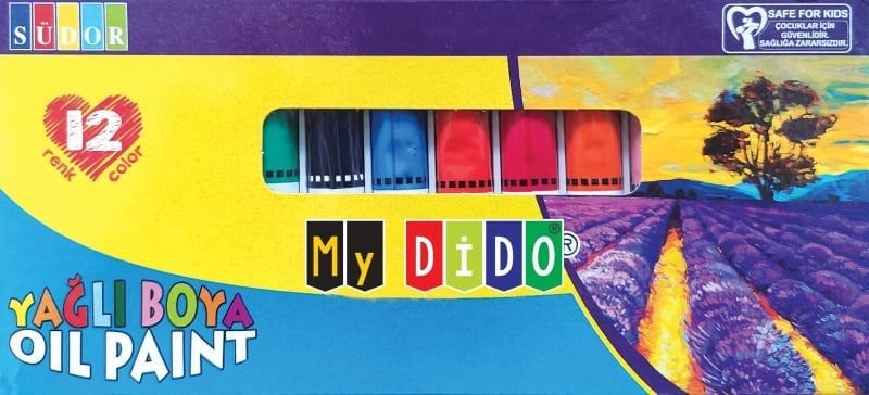 Südor My Dido Yağlı Boya 12 Renk Tüp