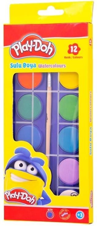 Sulu Boya- Play-doh Büyük 12 Renk
