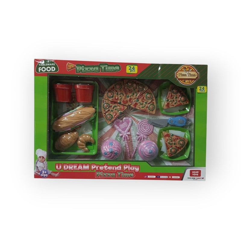 U DREAM PİZZA TİME 24 PARÇA OYUN SETİ 