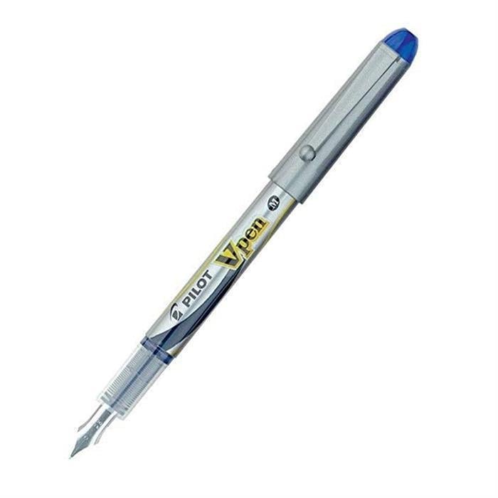 V-pen Roller Kalem Silver Mavi