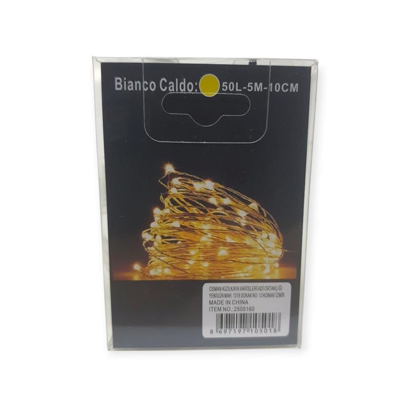 Yılbaşı Led Işık 5 Metre 50 Led