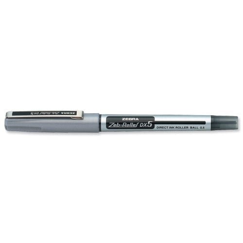 Zebra Dx-5 İğne Uçlu 0.5mm Siyah Roller Kalem 1 Adet