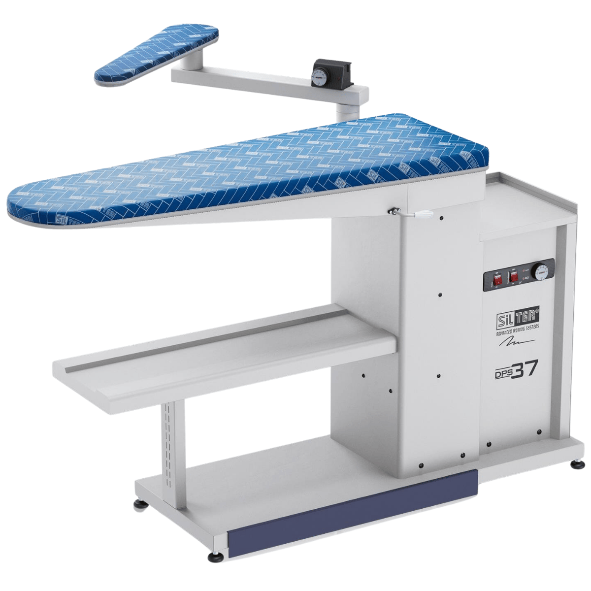 SilterSİLTER DAR TİP ÜTÜ PASKALASI * KOLLU - SÜPER MİNİ (1-2 VE 3,5 LT ) İÇİN - BEZ DAHİLSM DPS 37Firmini SPR/BM 2075 FD – Döner Başlıklı, İki Fırçalı Askıda Ütüleme Robotu | 7,5 L Buhar Kazan, 2500 W, 4 Bar