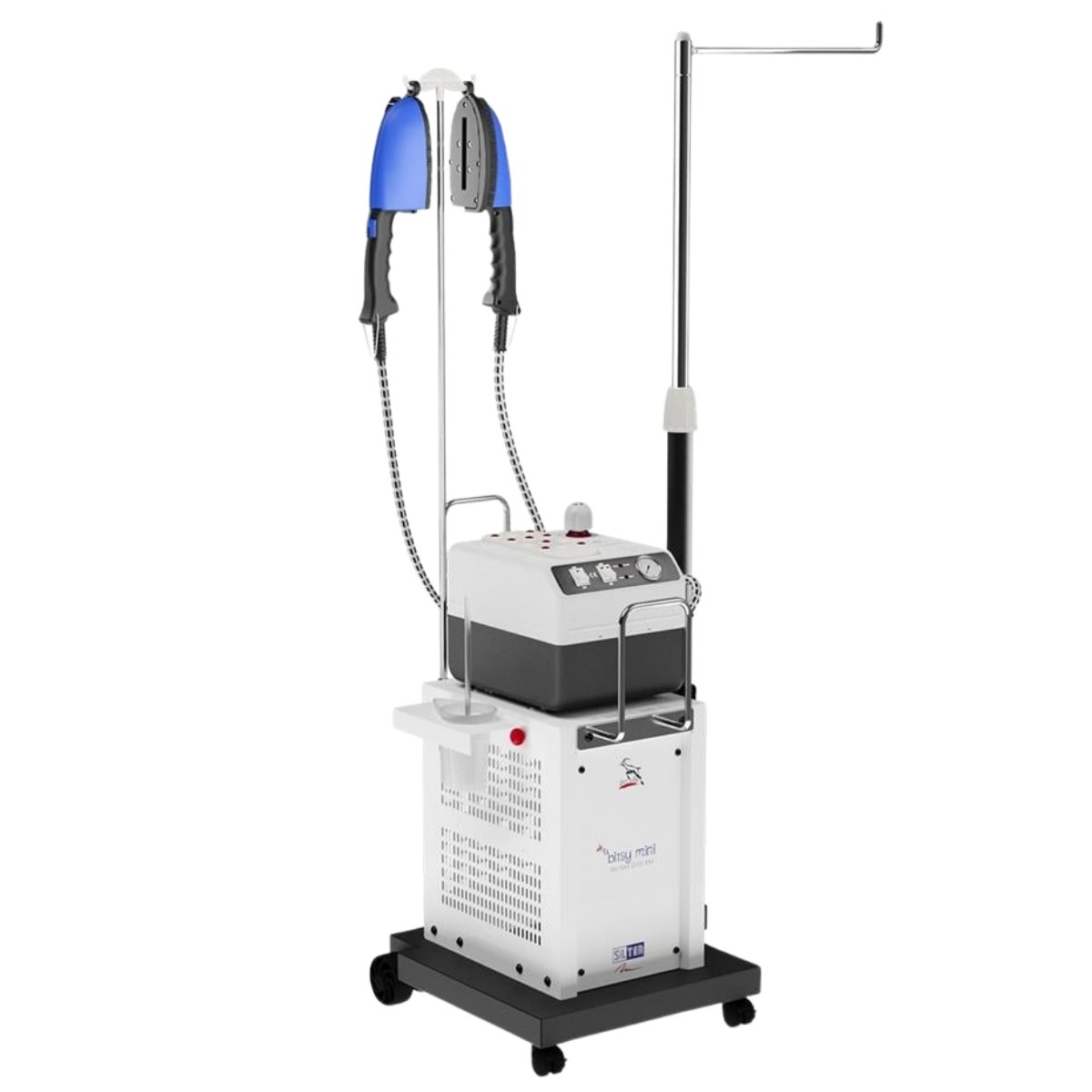 GazellaGazella SM BM 2035 TM Bitsy Mini Sehpalı Askıda Ütüleme Fırça İki Fırçalı – 3,5 LT Buhar KazanlıSM BM 2035-TMGazella Bitsy Mini SM BM 2035 TM Sehpalı Askıda Ütüleme Robotu – 3,5 LT Buhar Kazanlı Profesyonel Ütü ve Fırça Makinesi