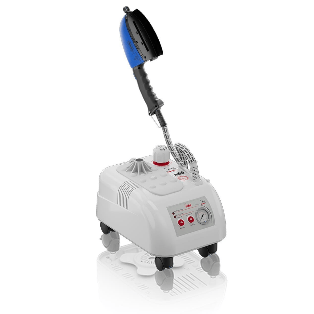 GazellaFirmini SPR/MN 2003 FD Askıda Ütüleme Robotu – Döner Başlıklı, 1 Litre Buhar KazanlıSPR/MN 2003 FDGazella SM BM 2075 TM Bitsy Mini – 7,5 LT Buhar Kazanlı, İki Fırçalı Sehpalı Askıda Ütüleme Robotu