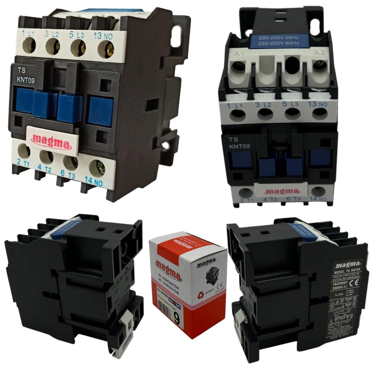 Magma TS KNT 9 Kontaktör – 9 Amper