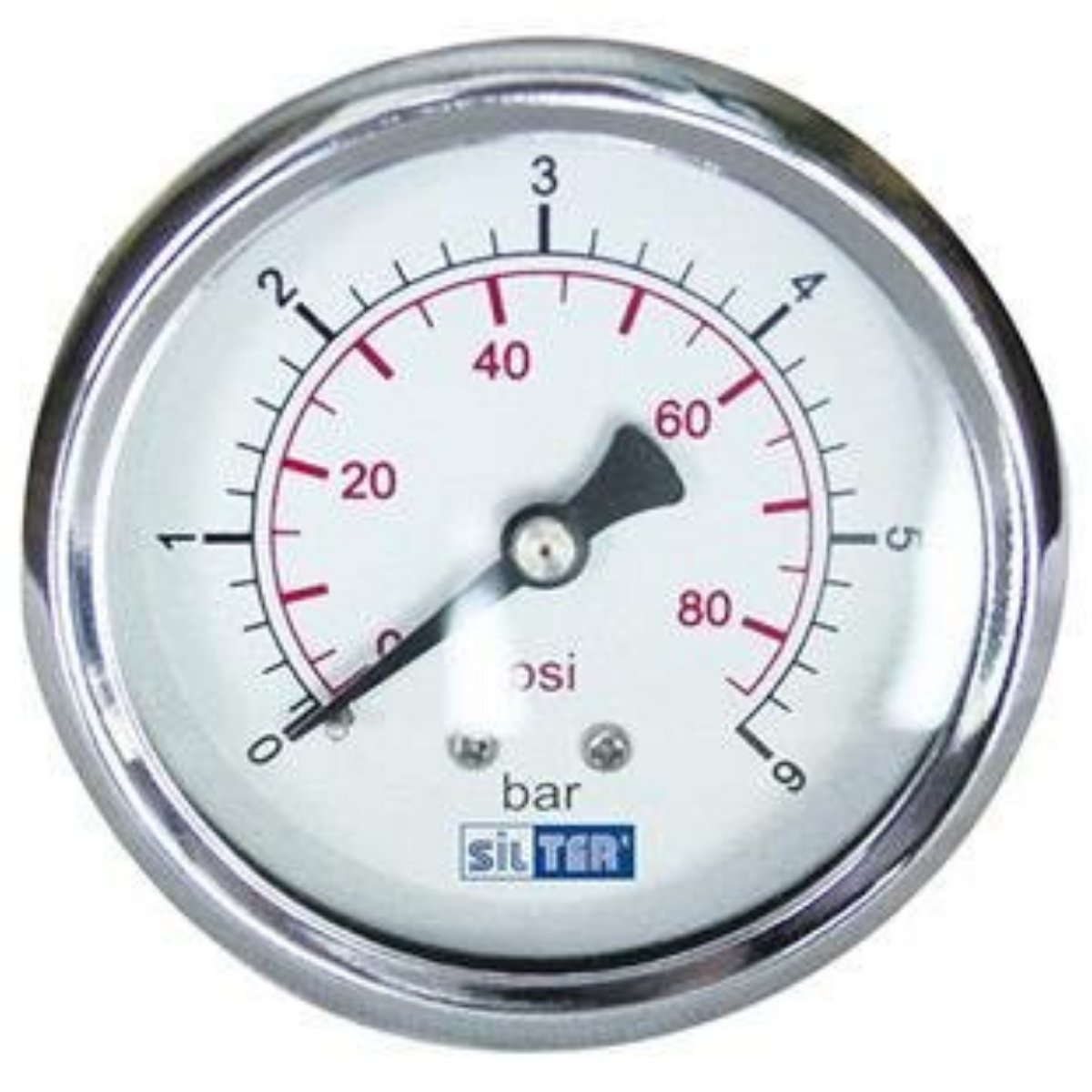 Silter TS MN 636 Manometre Ø63 – 0-6 Bar