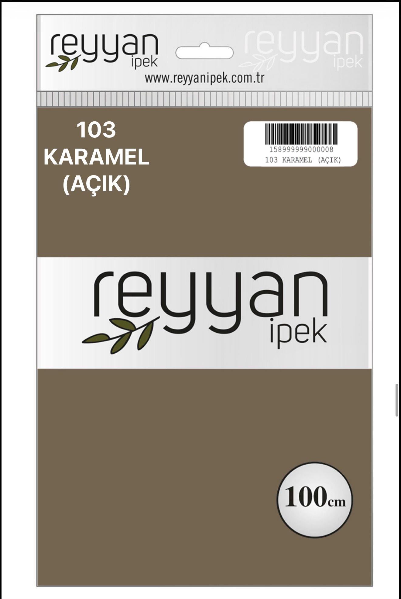 100cm Reyyan Düz Yazma KARAMEL(AÇIK)