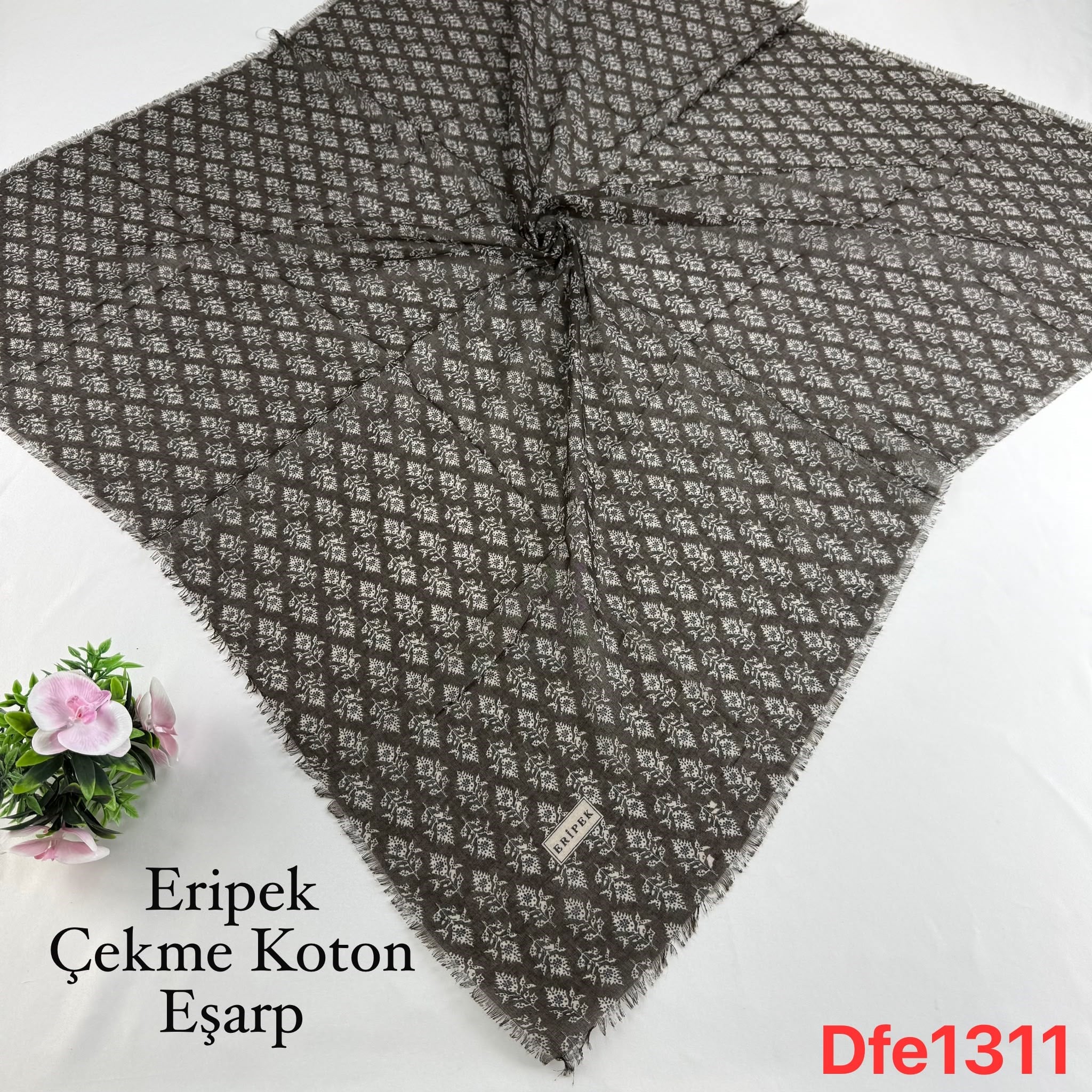 Eripek Çekme Koton Eşarp