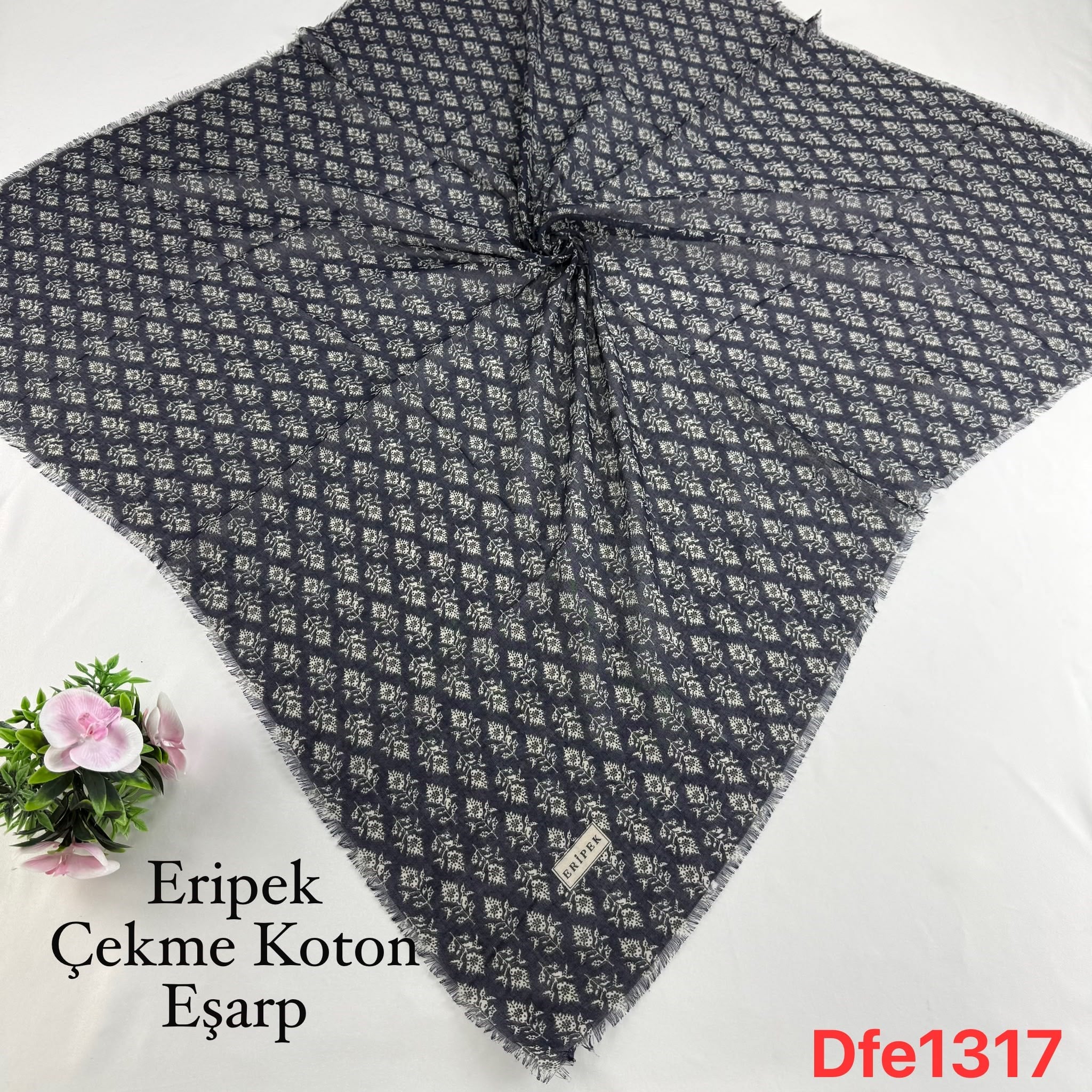 Eripek Çekme Koton Eşarp