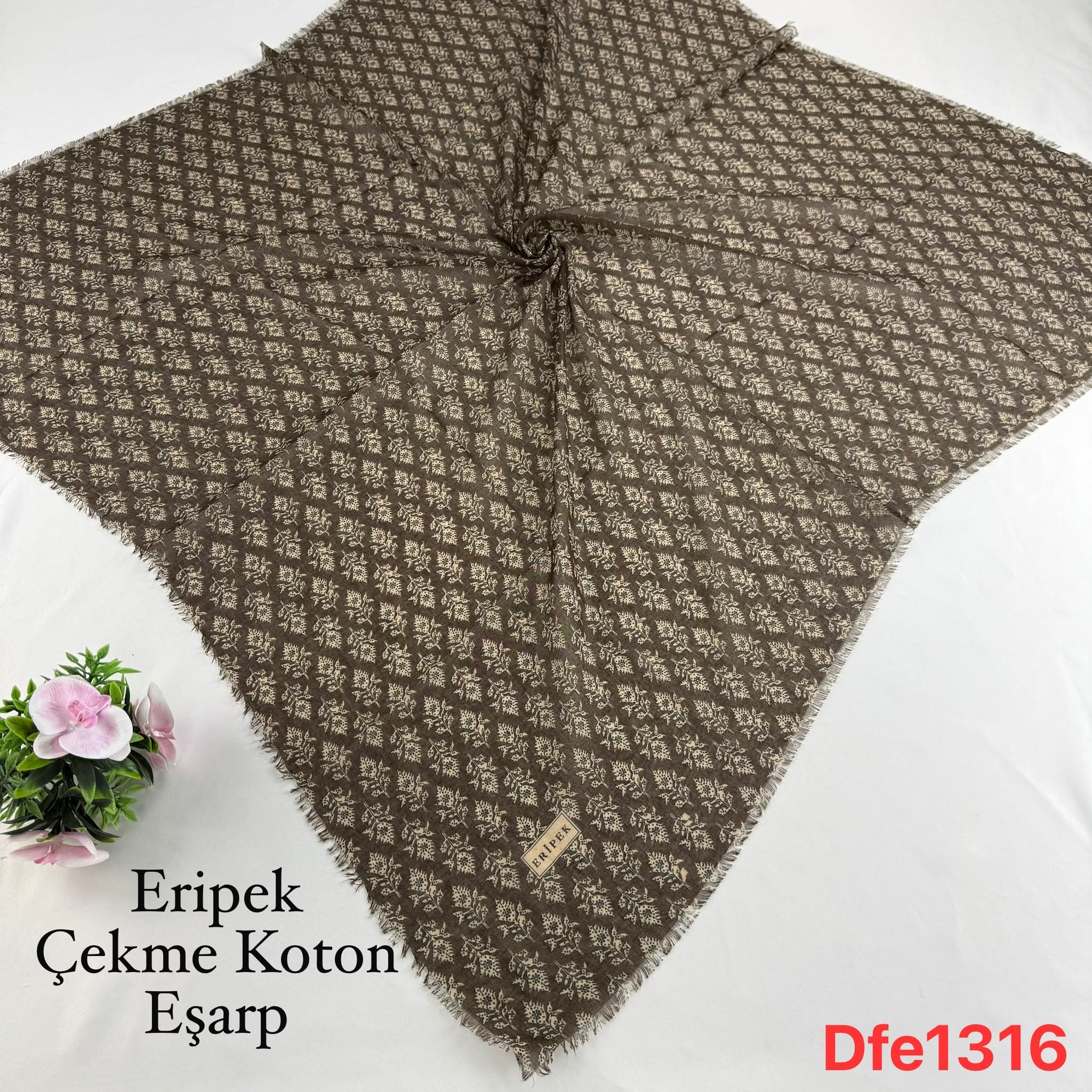 Eripek Çekme Koton Eşarp