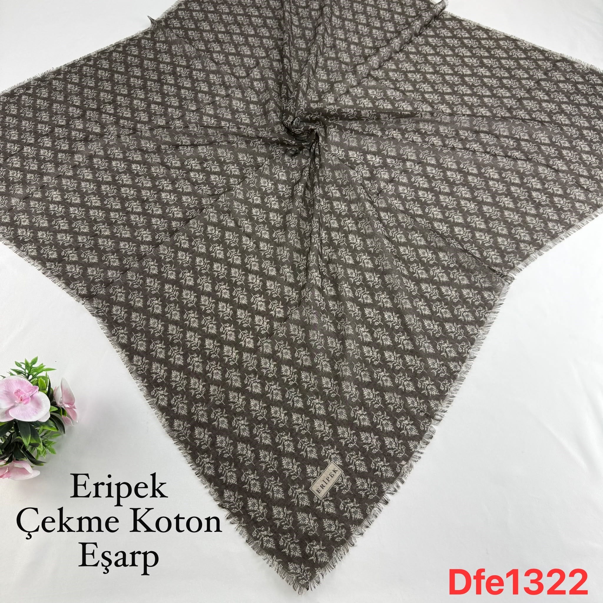 Eripek Çekme Koton Eşarp