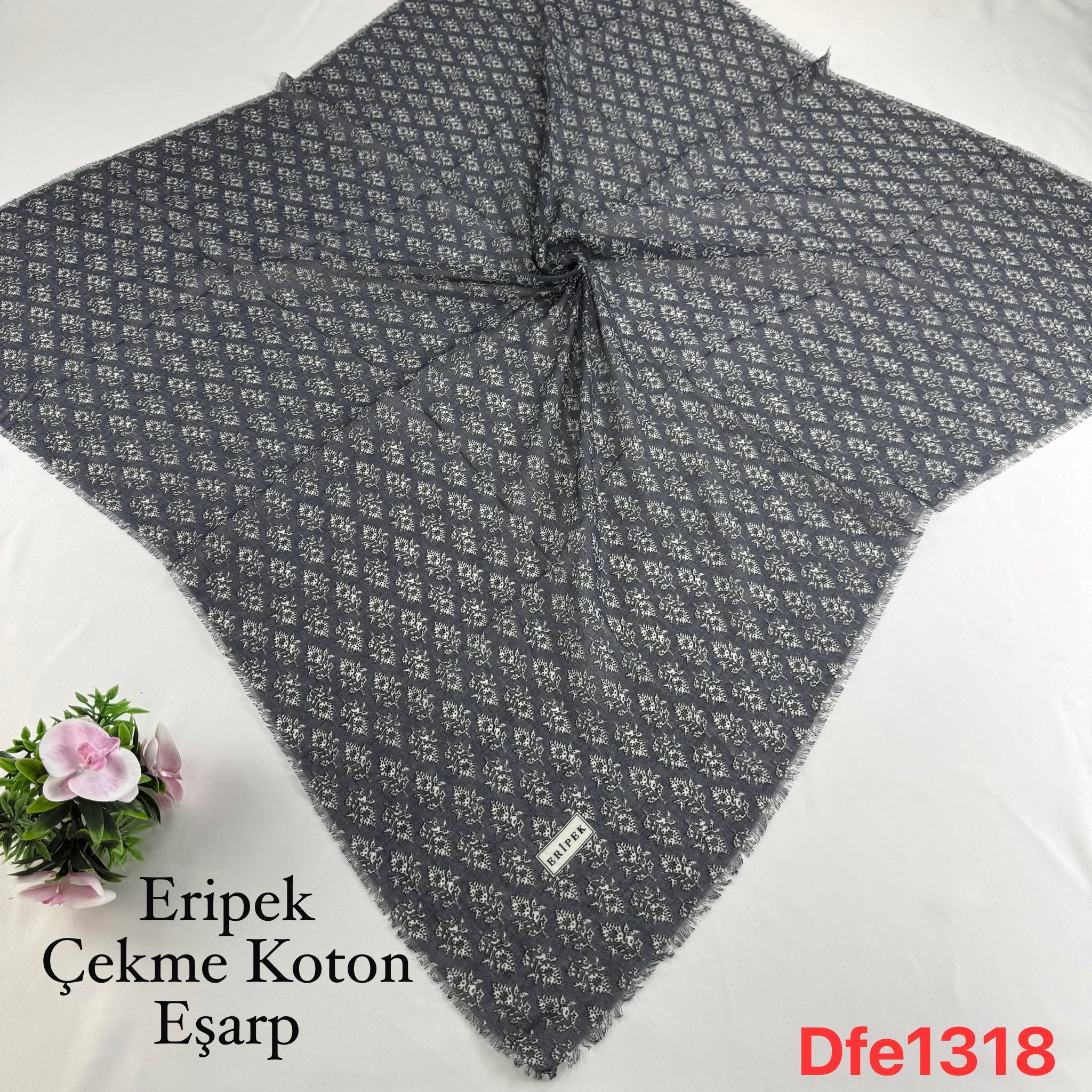 Eripek Çekme Koton Eşarp