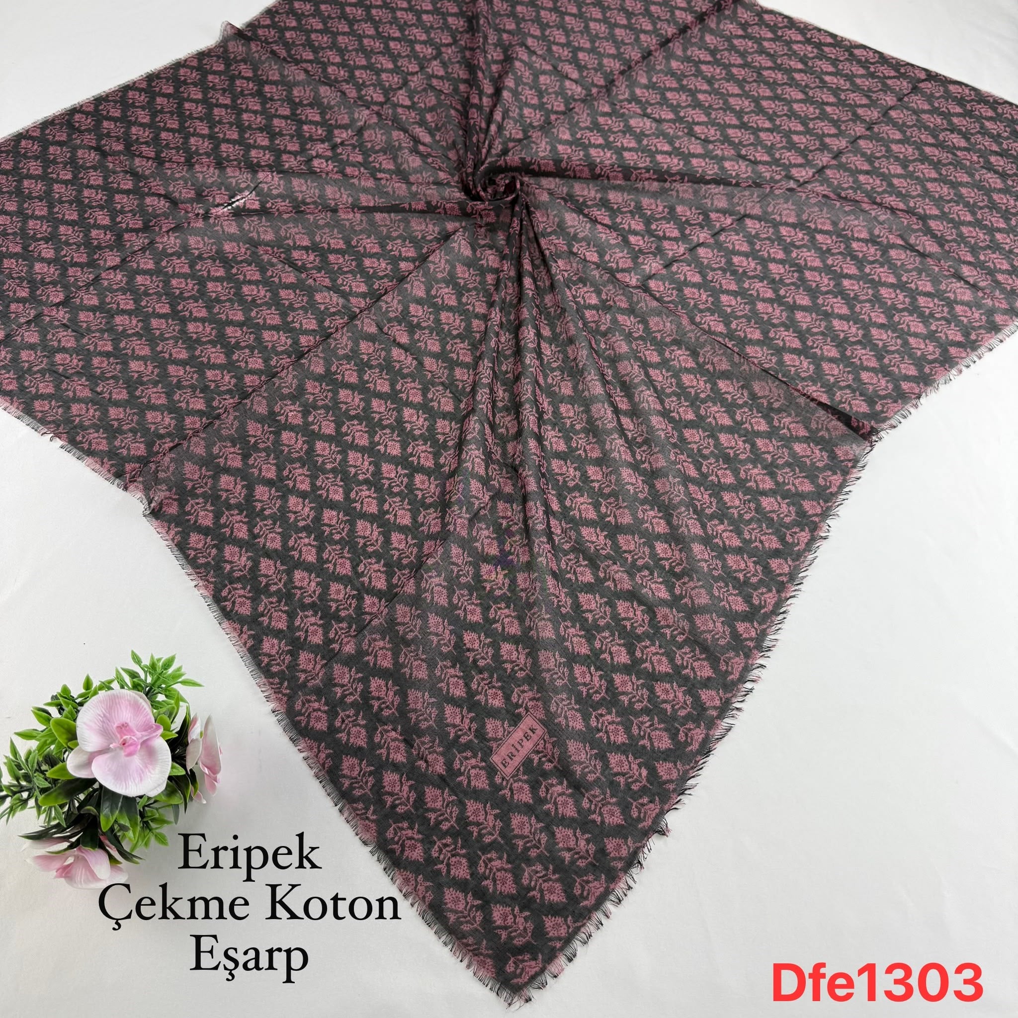 Eripek Çekme Koton Eşarp