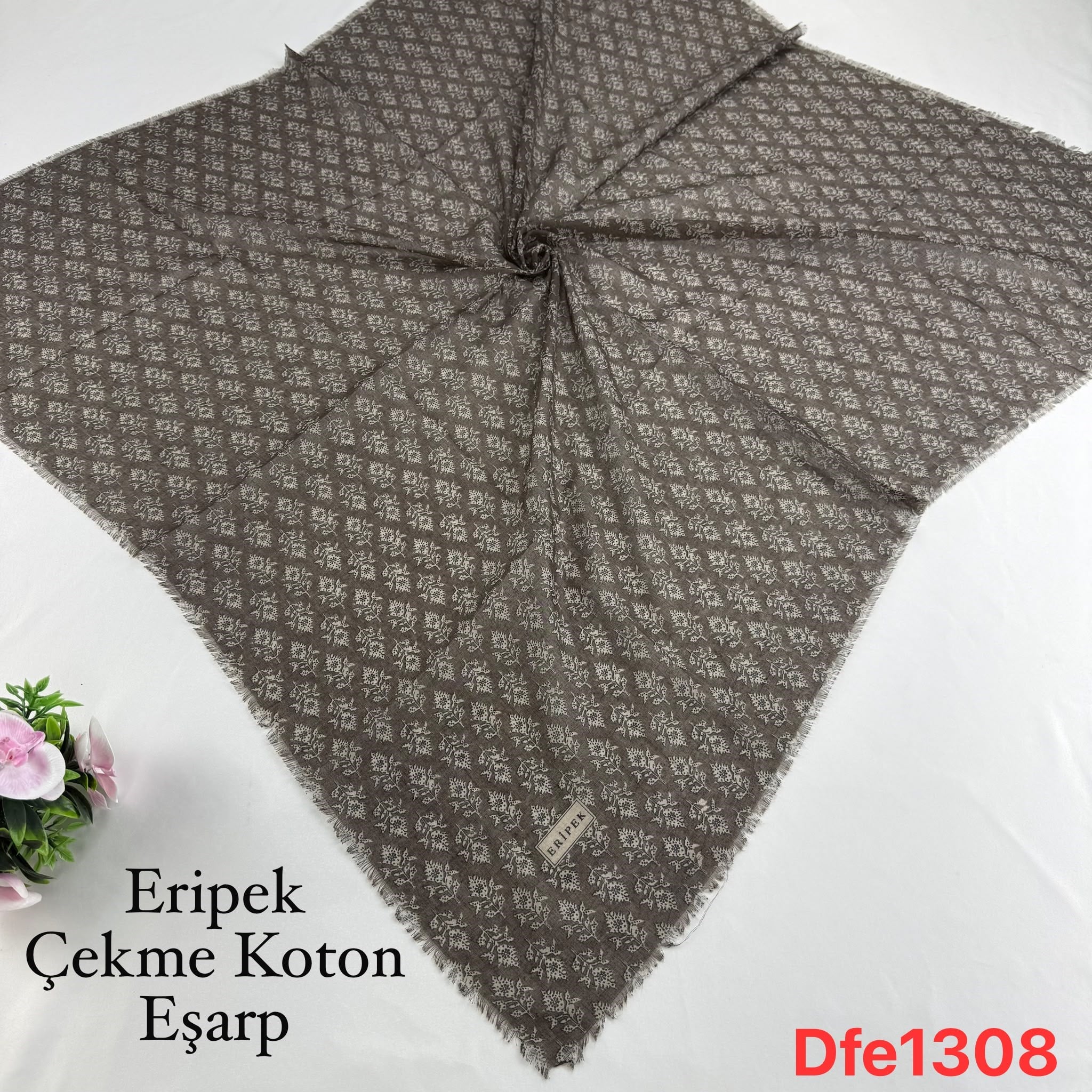 Eripek Çekme Koton Eşarp