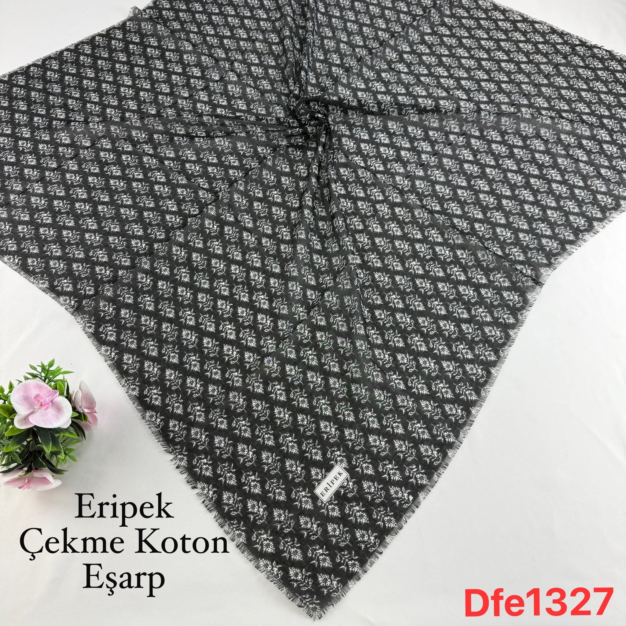 Eripek Çekme Koton Eşarp
