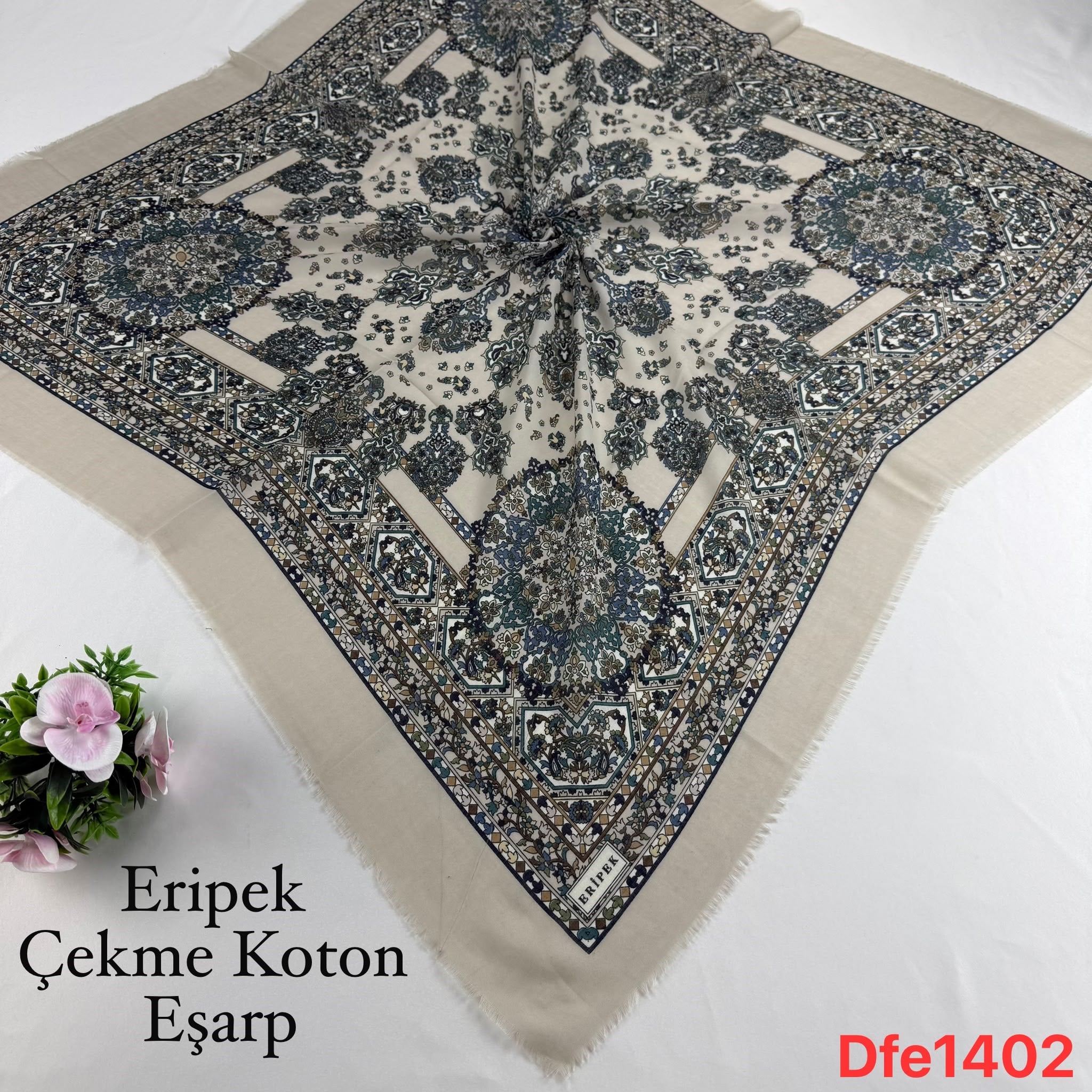 Eripek Çekme Koton Eşarp