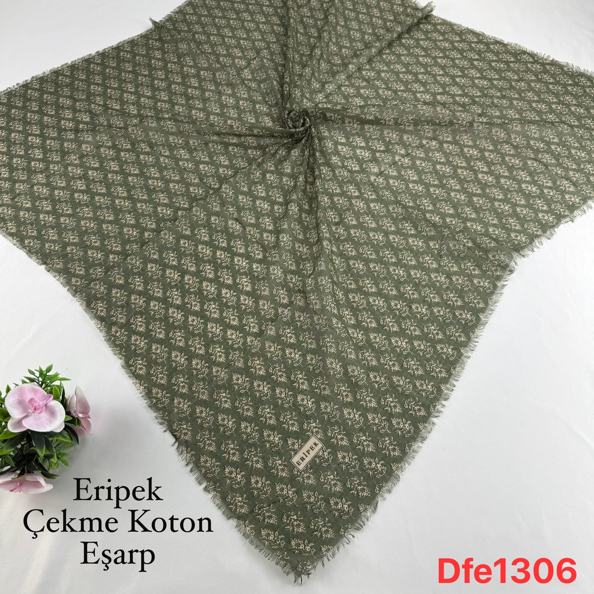 Eripek Çekme Koton Eşarp