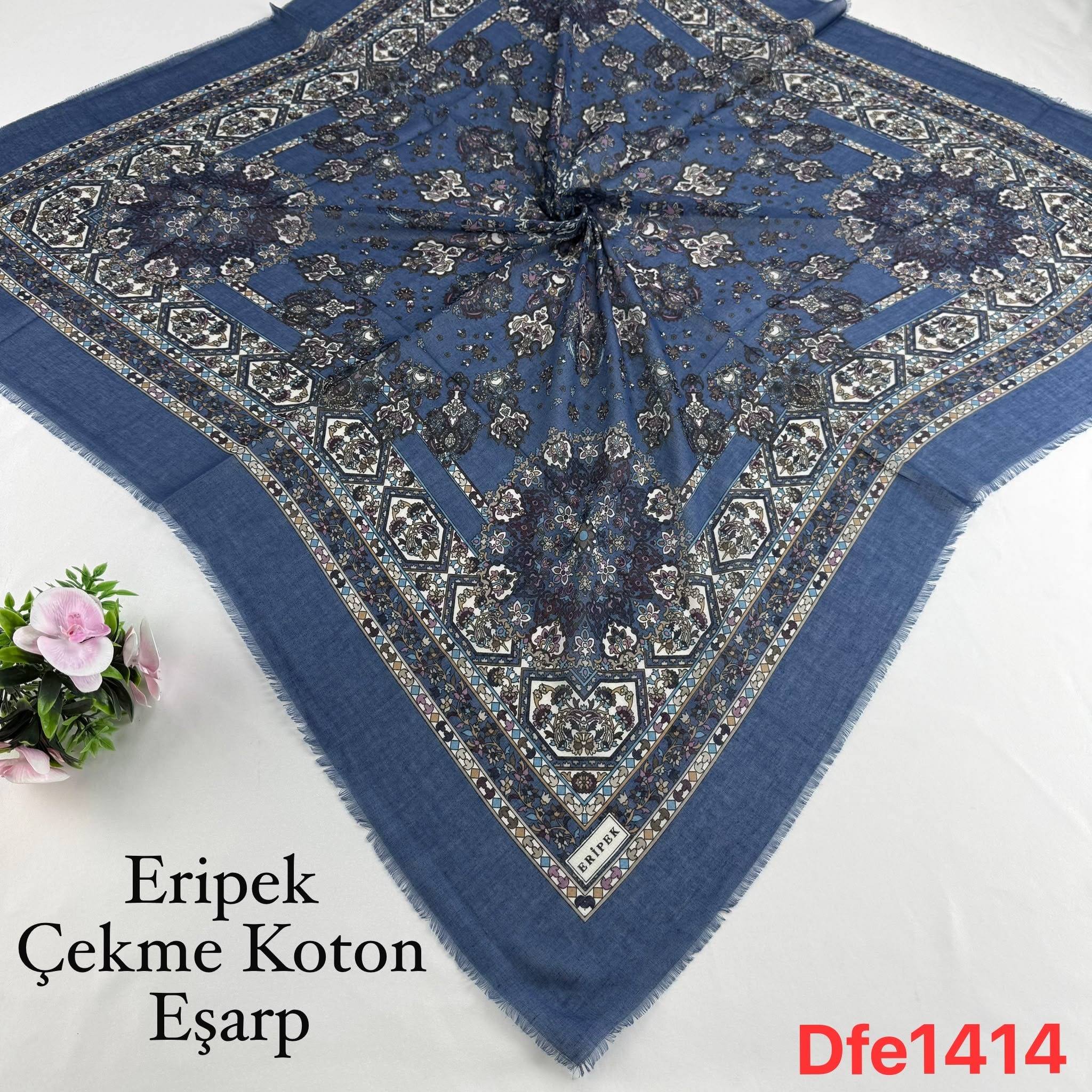 Eripek Çekme Koton Eşarp