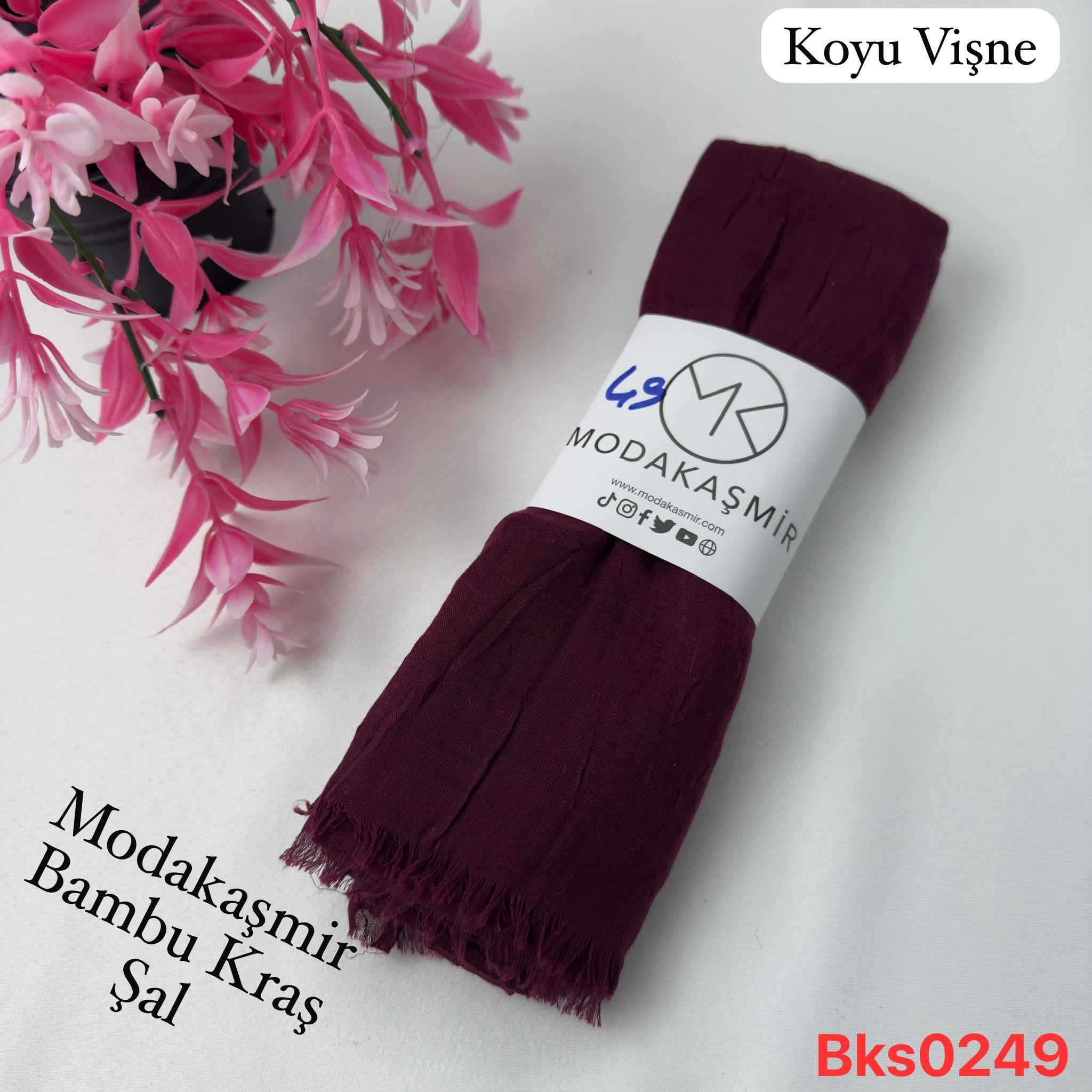 L-103 Modakaşmir Bambu Kraş Şal