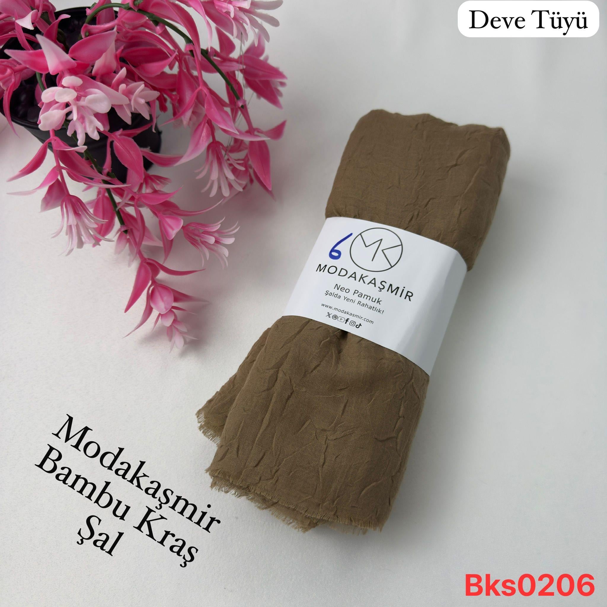 L-60 Modakaşmir Bambu Kraş Şal