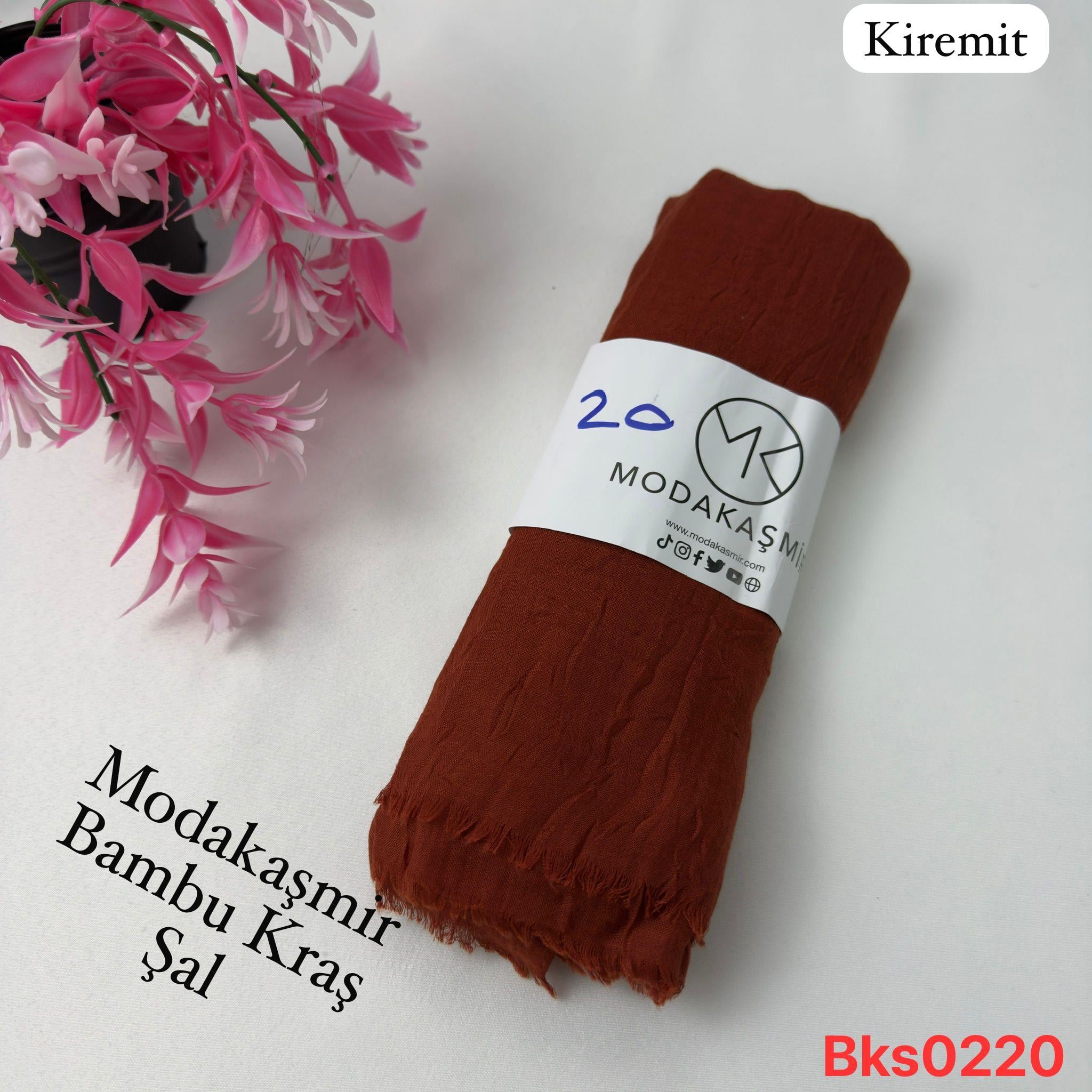 L-74 Modakaşmir Bambu Kraş Şal