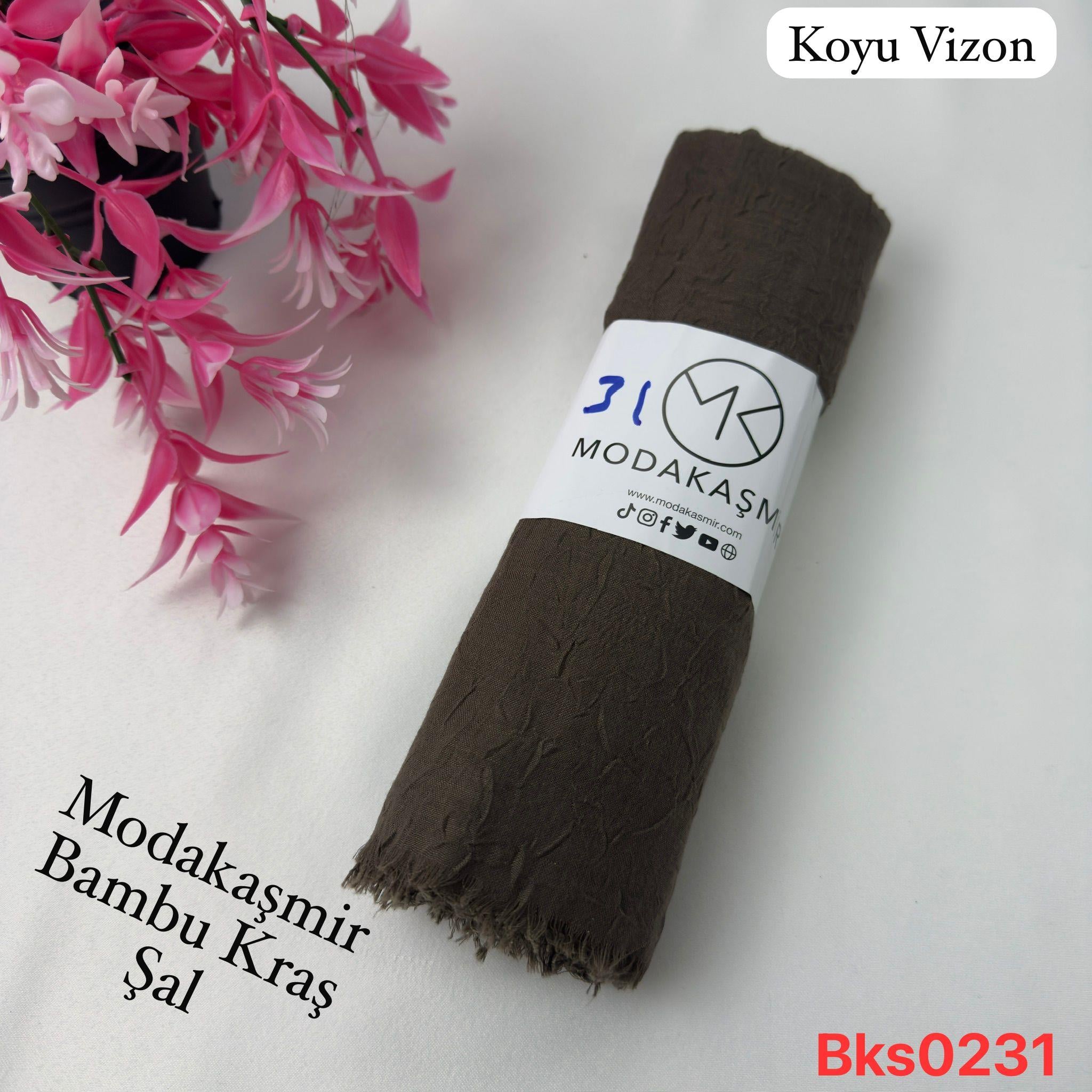 L-85 Modakaşmir Bambu Kraş Şal