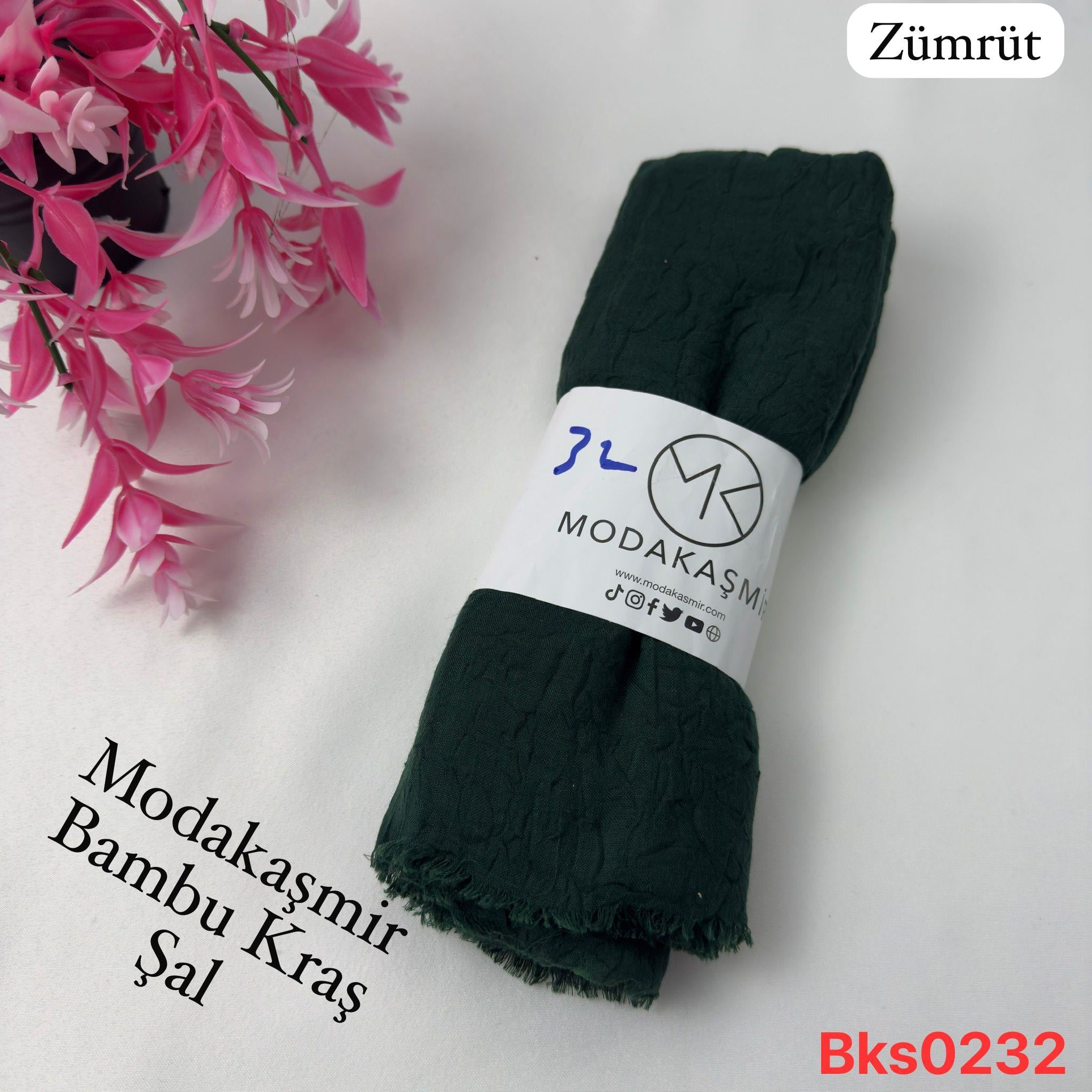 L-86 Modakaşmir Bambu Kraş Şal