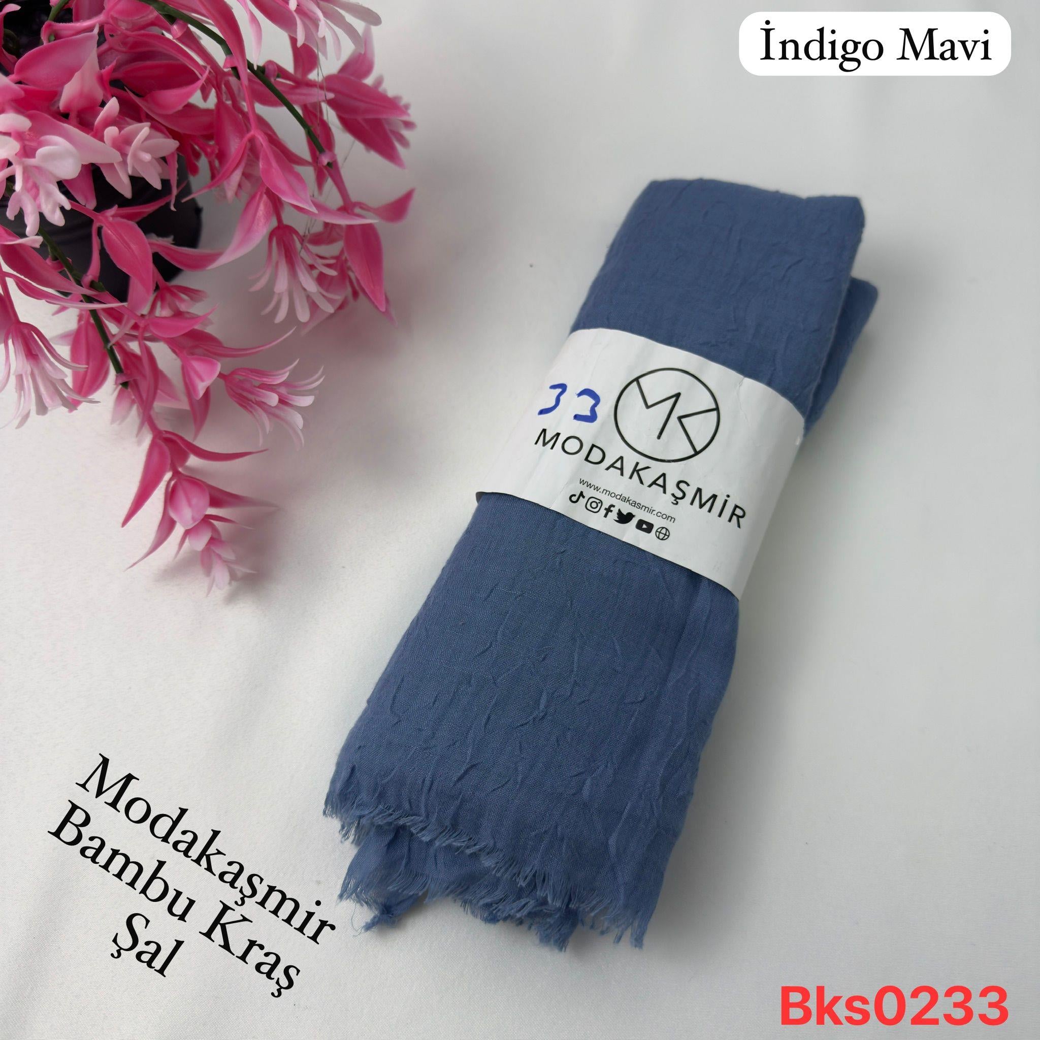 L-87 Modakaşmir Bambu Kraş Şal