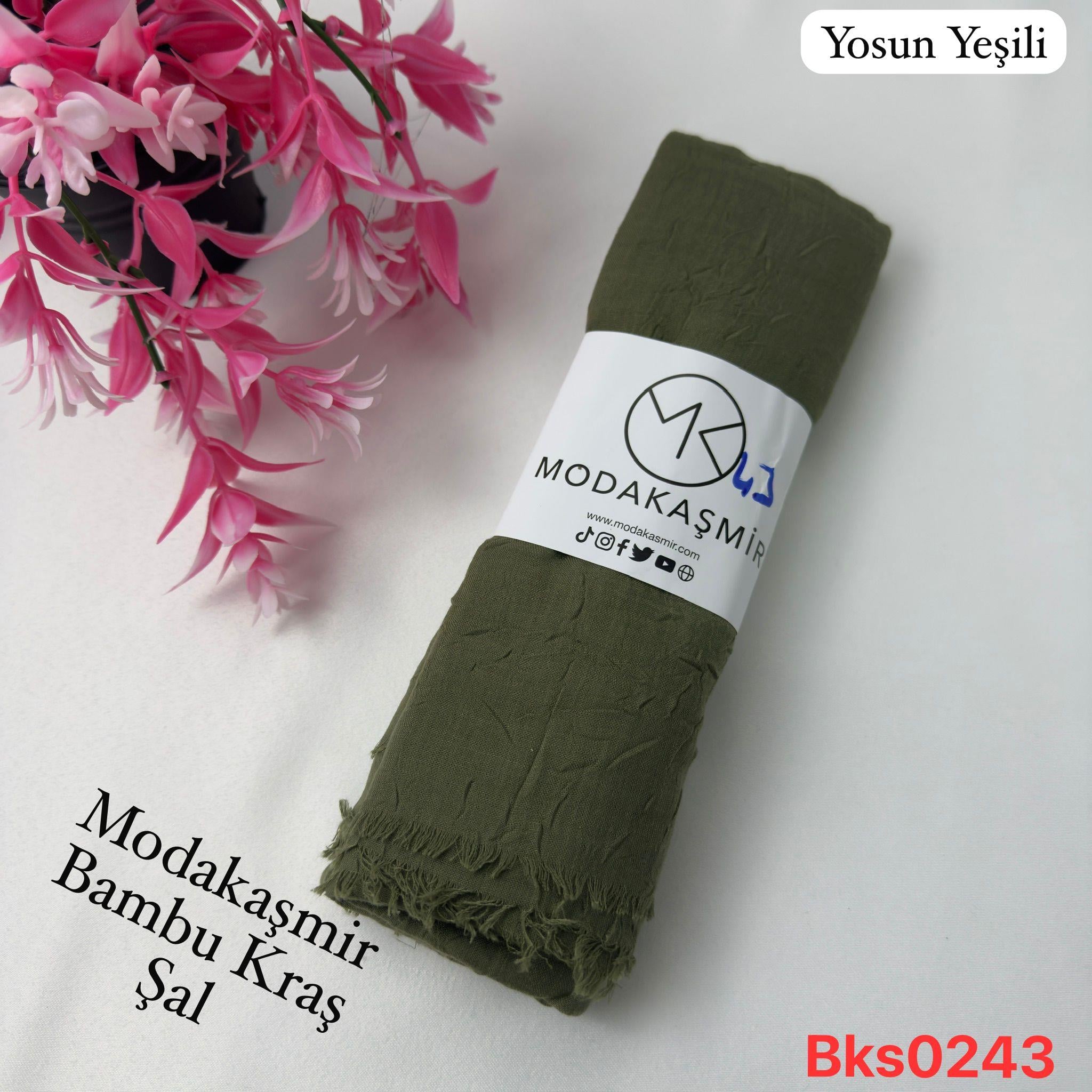 L-97 Modakaşmir Bambu Kraş Şal