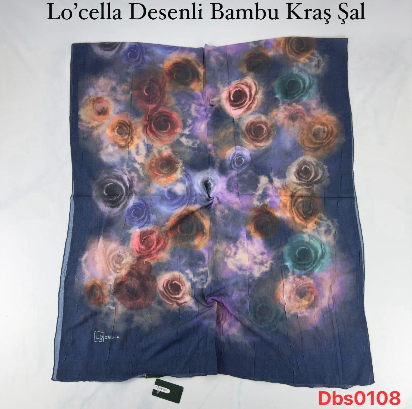 Locella Desenli Bambu Kraş Şal