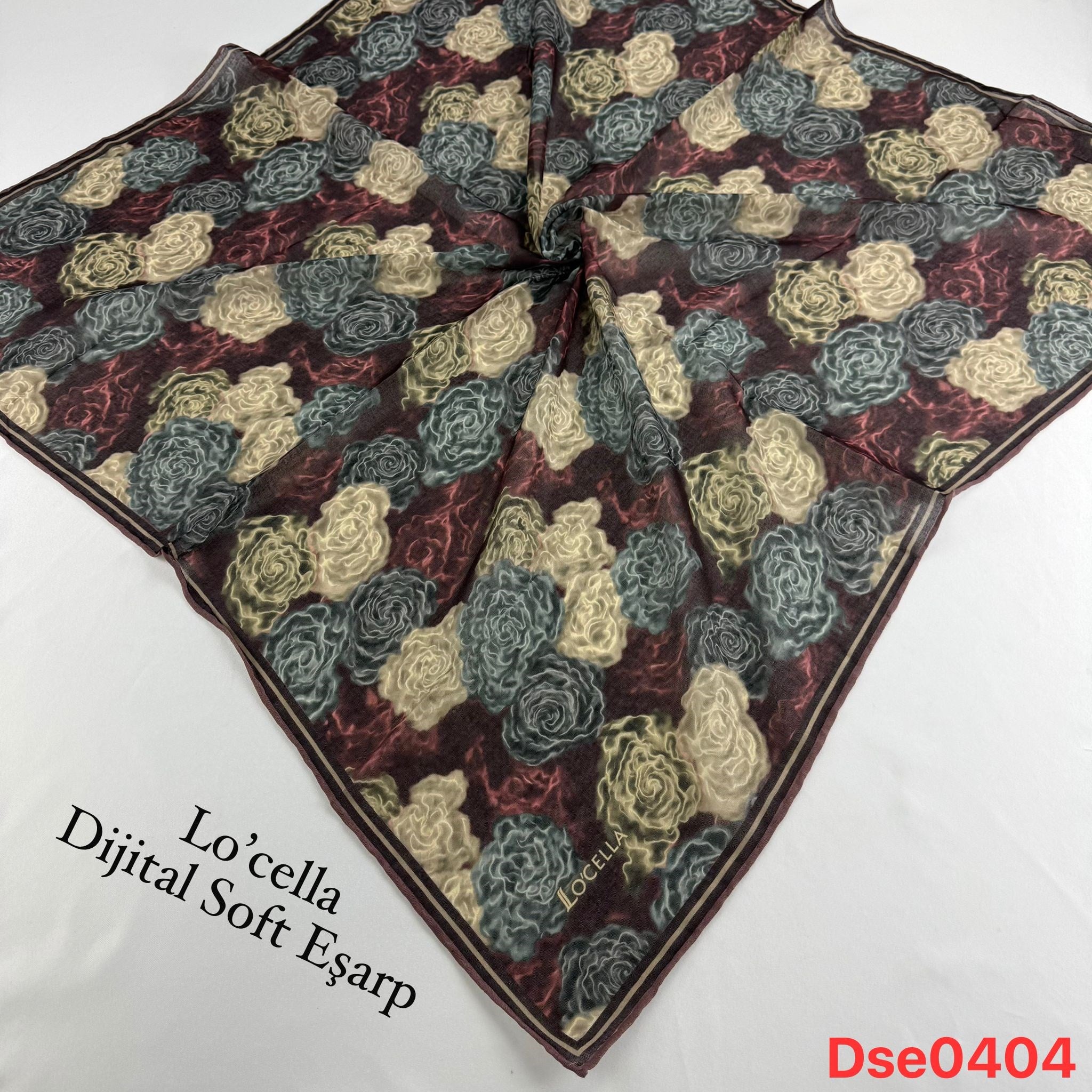 Lo'cella El Dikişli Soft Eşarp