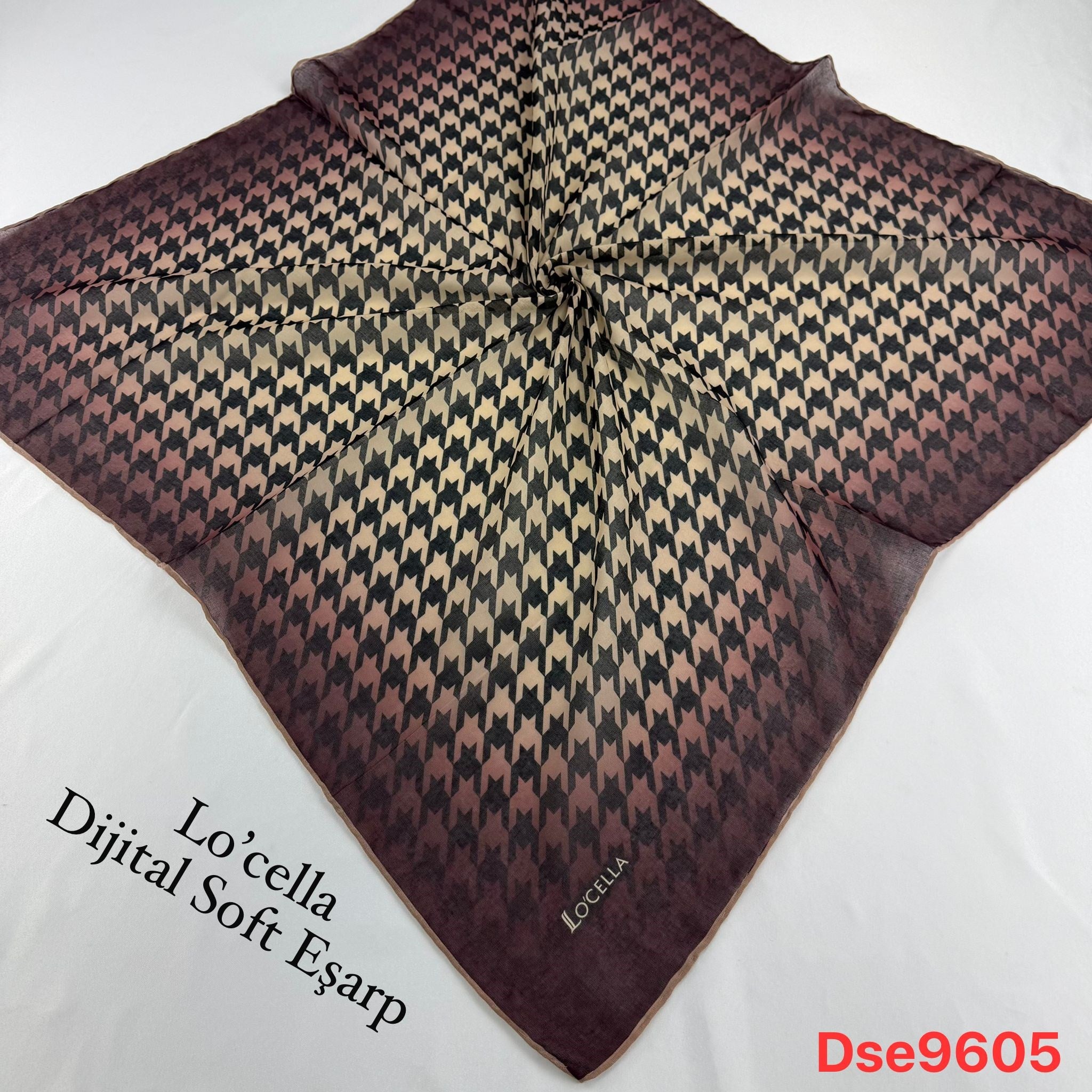 Lo'cella El Dikişli Soft Eşarp