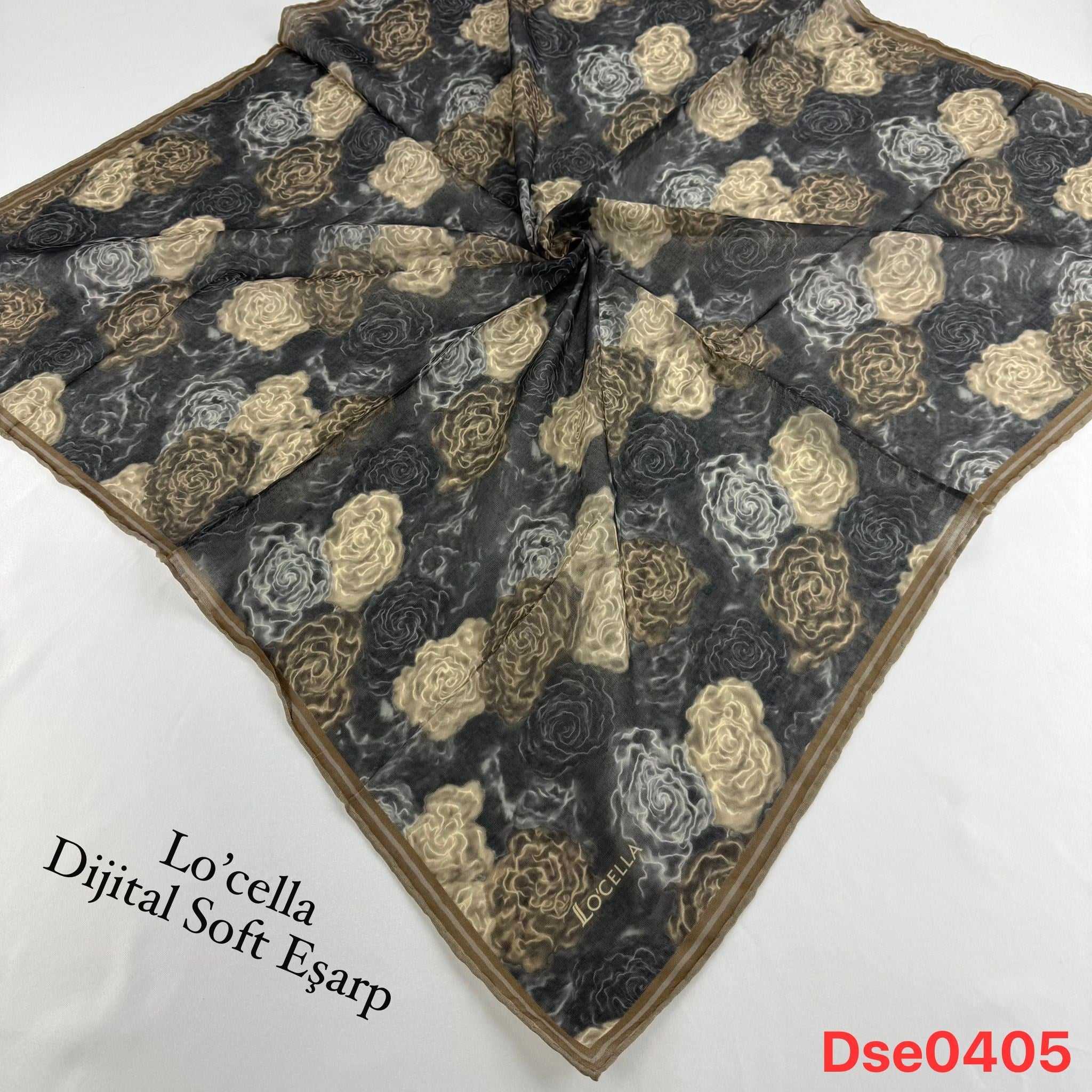 Lo'cella El Dikişli Soft Eşarp