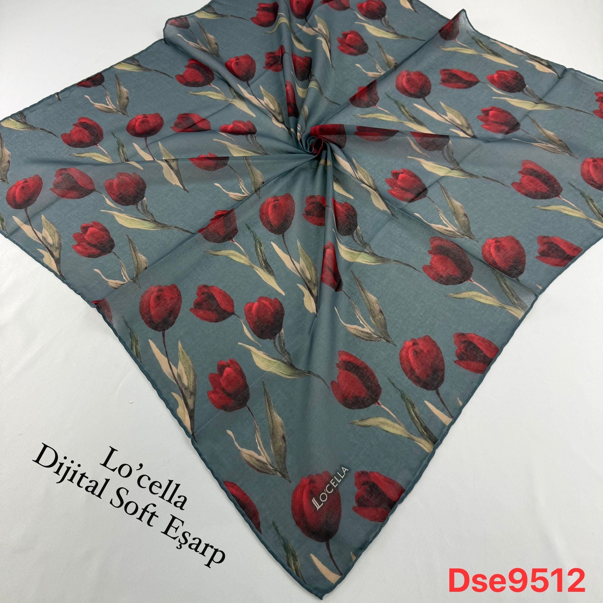 Lo'cella El Dikişli Soft Eşarp