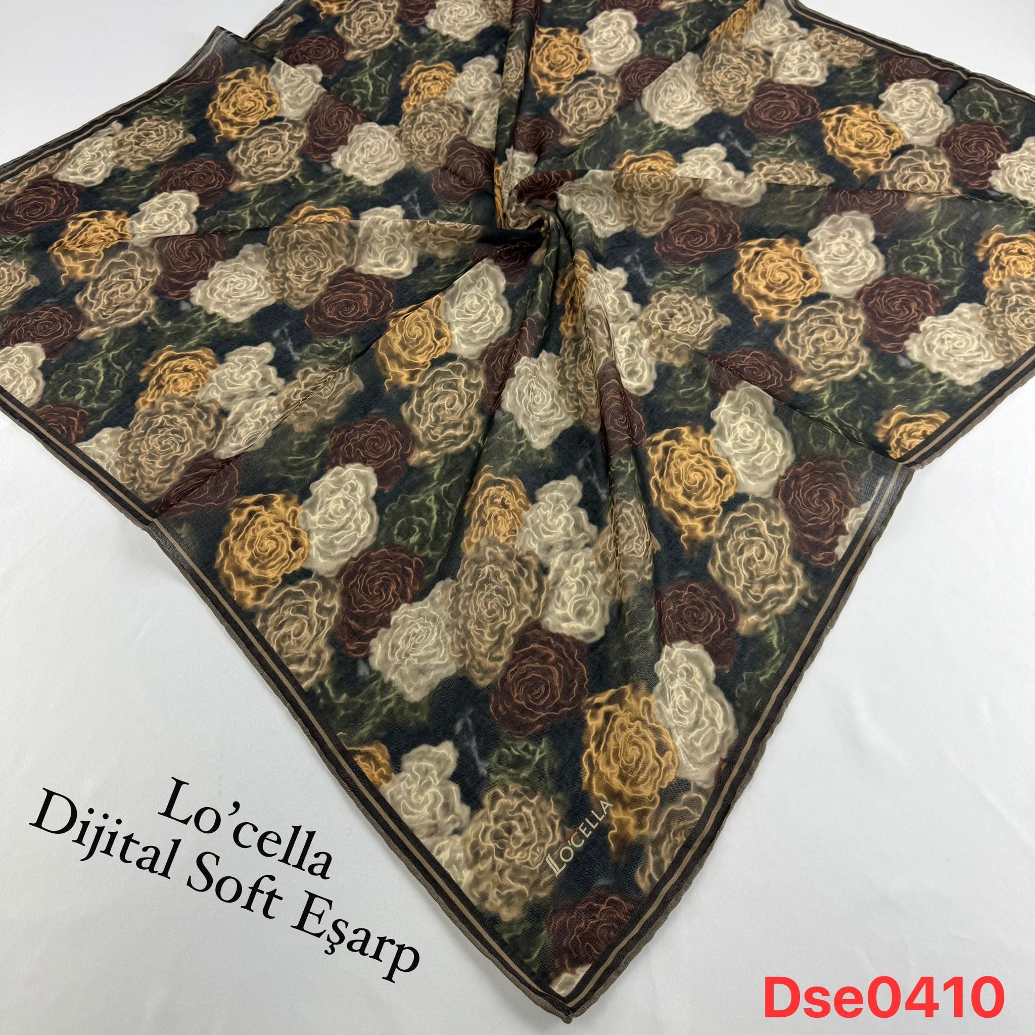 Lo'cella El Dikişli Soft Eşarp