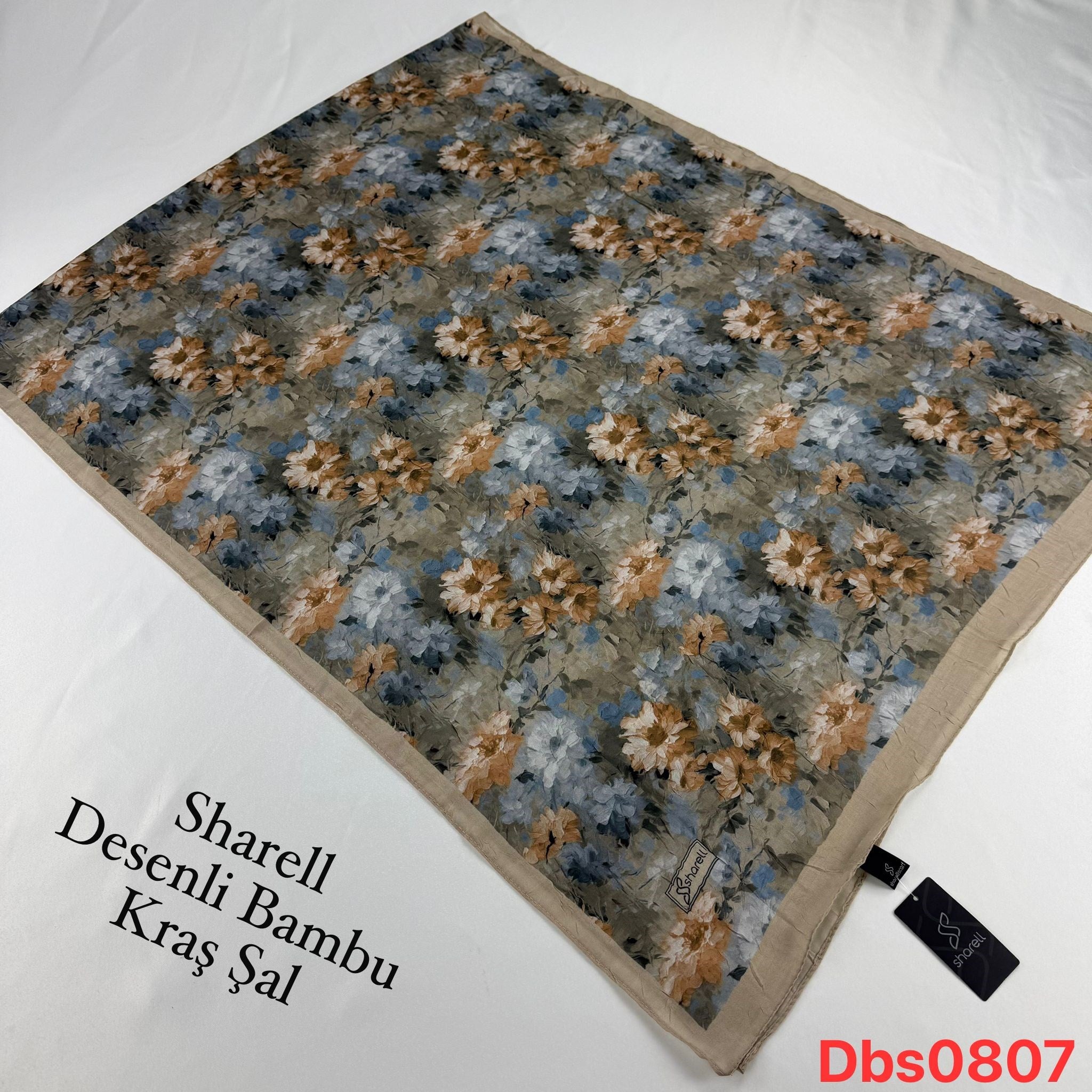 Sharell Desenli Bambu Kraş Şal