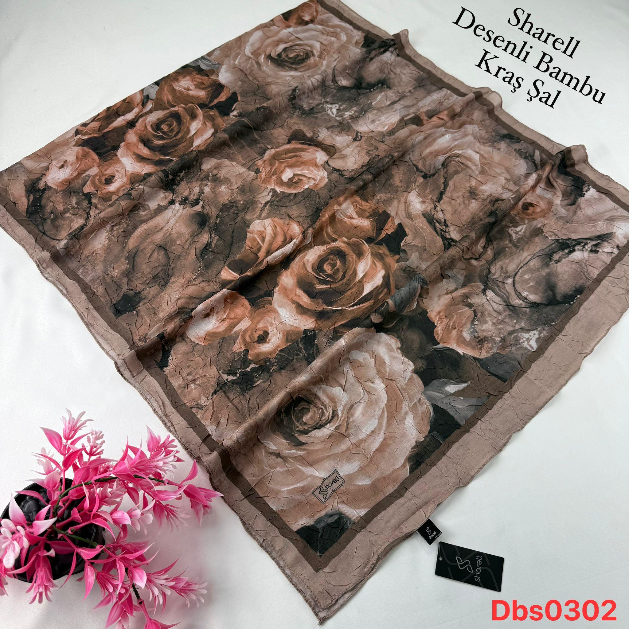 Sharell Desenli Bambu Kraş Şal