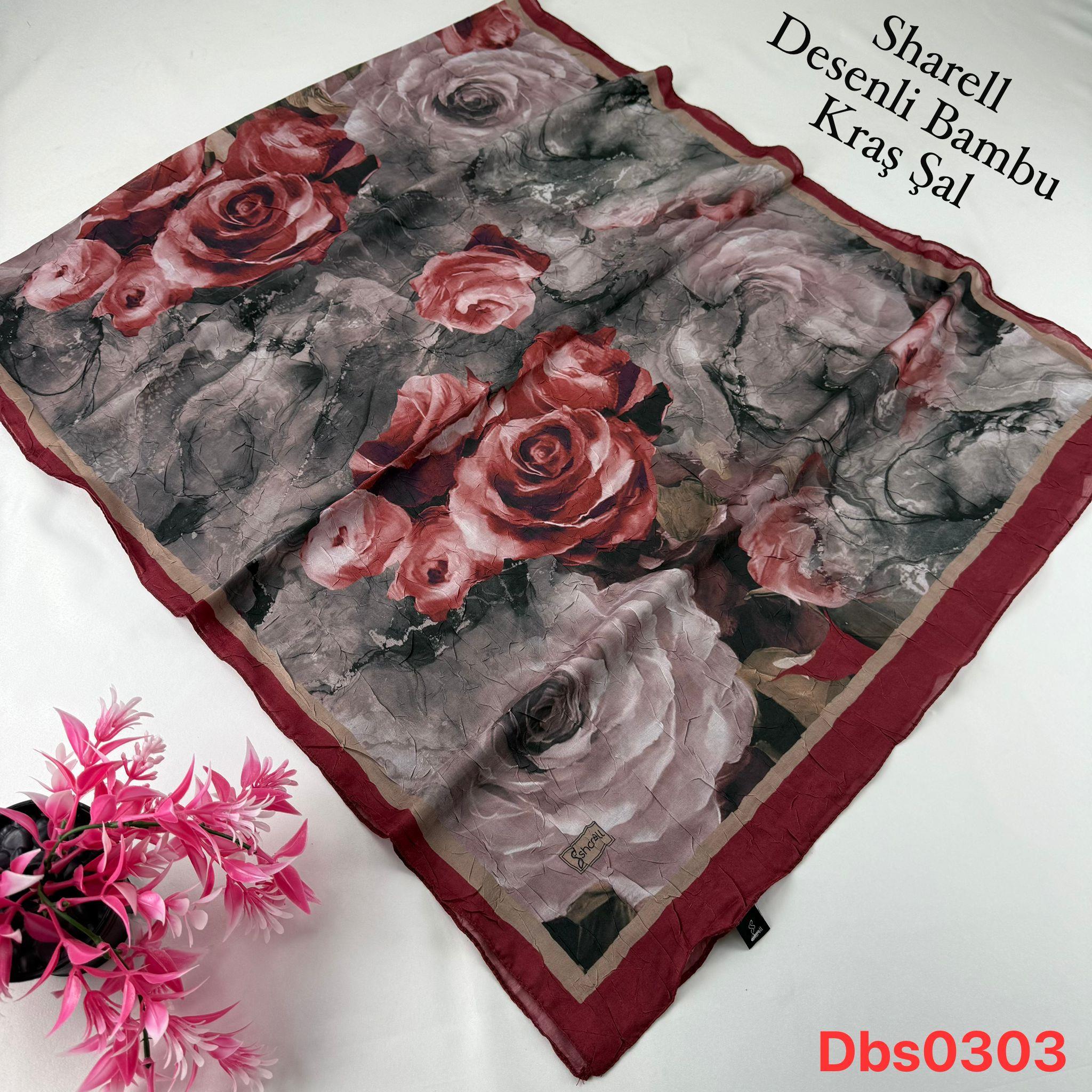 Sharell Desenli Bambu Kraş Şal