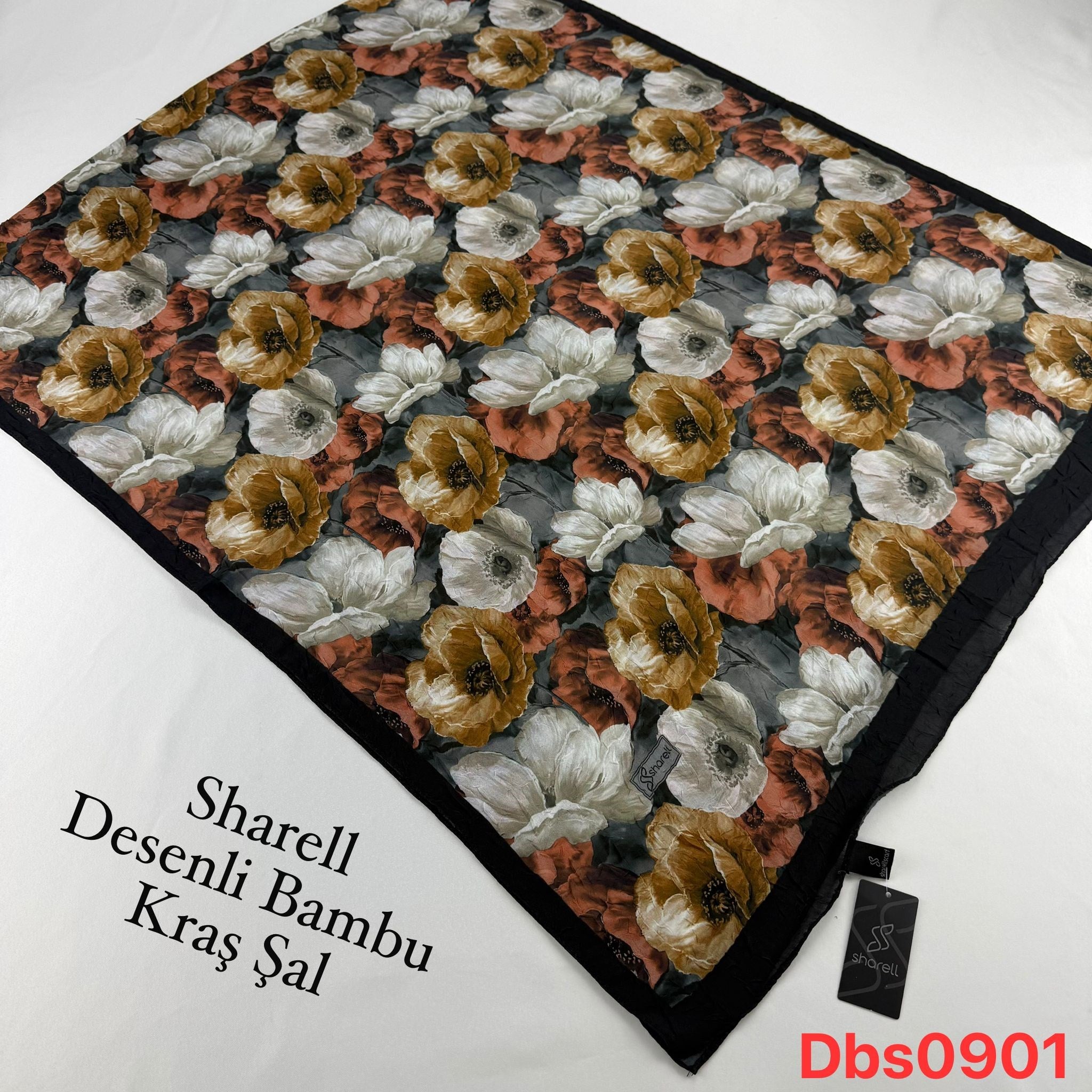Sharell Desenli Bambu Kraş Şal