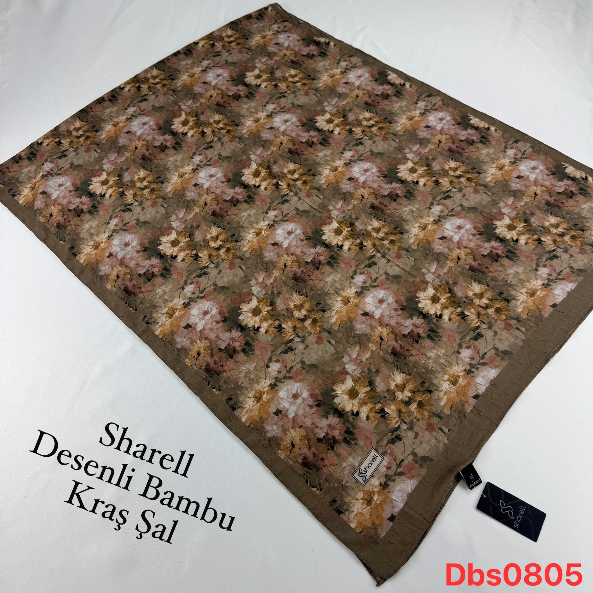 Sharell Desenli Bambu Kraş Şal