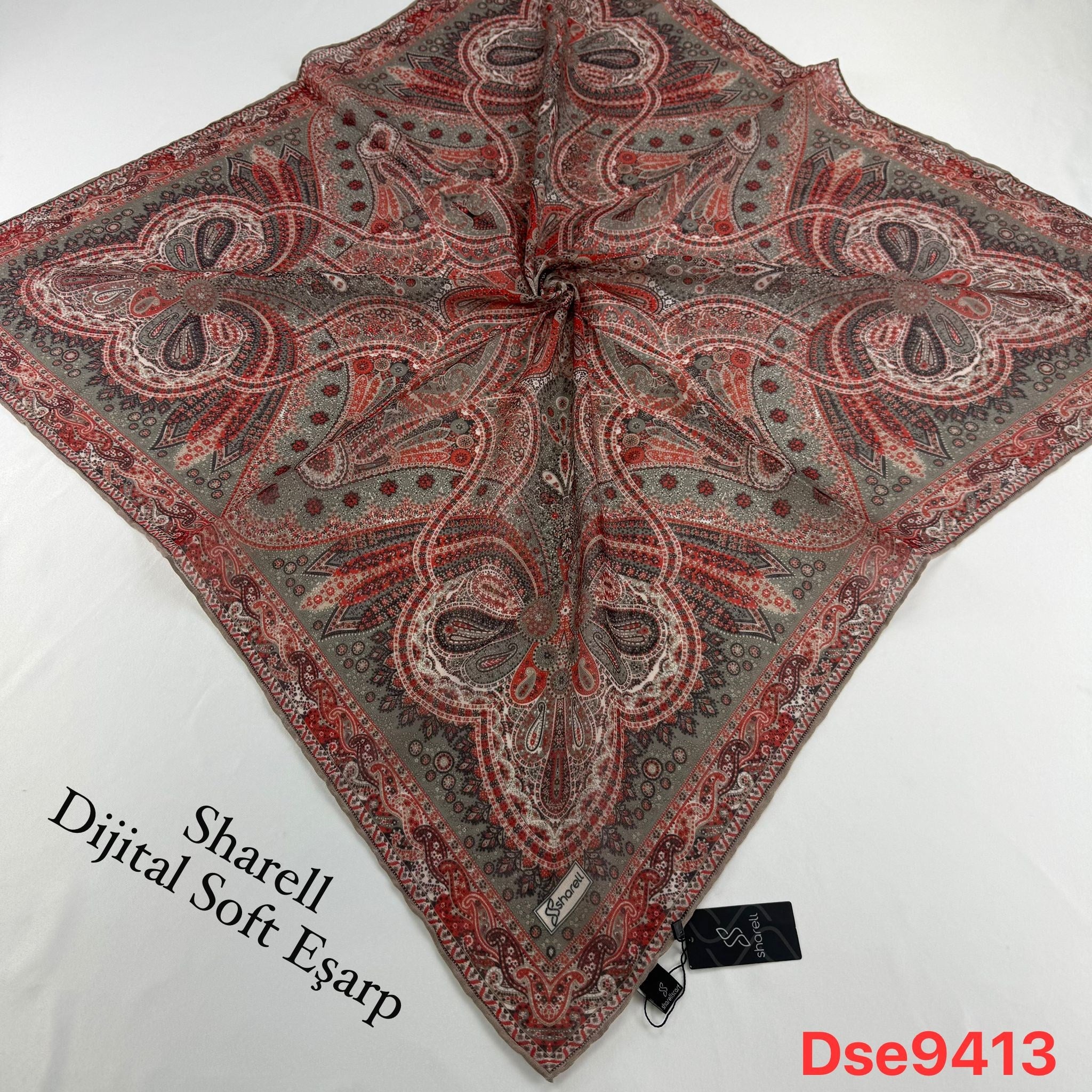 Sharell El Dikişli Soft Eşarp