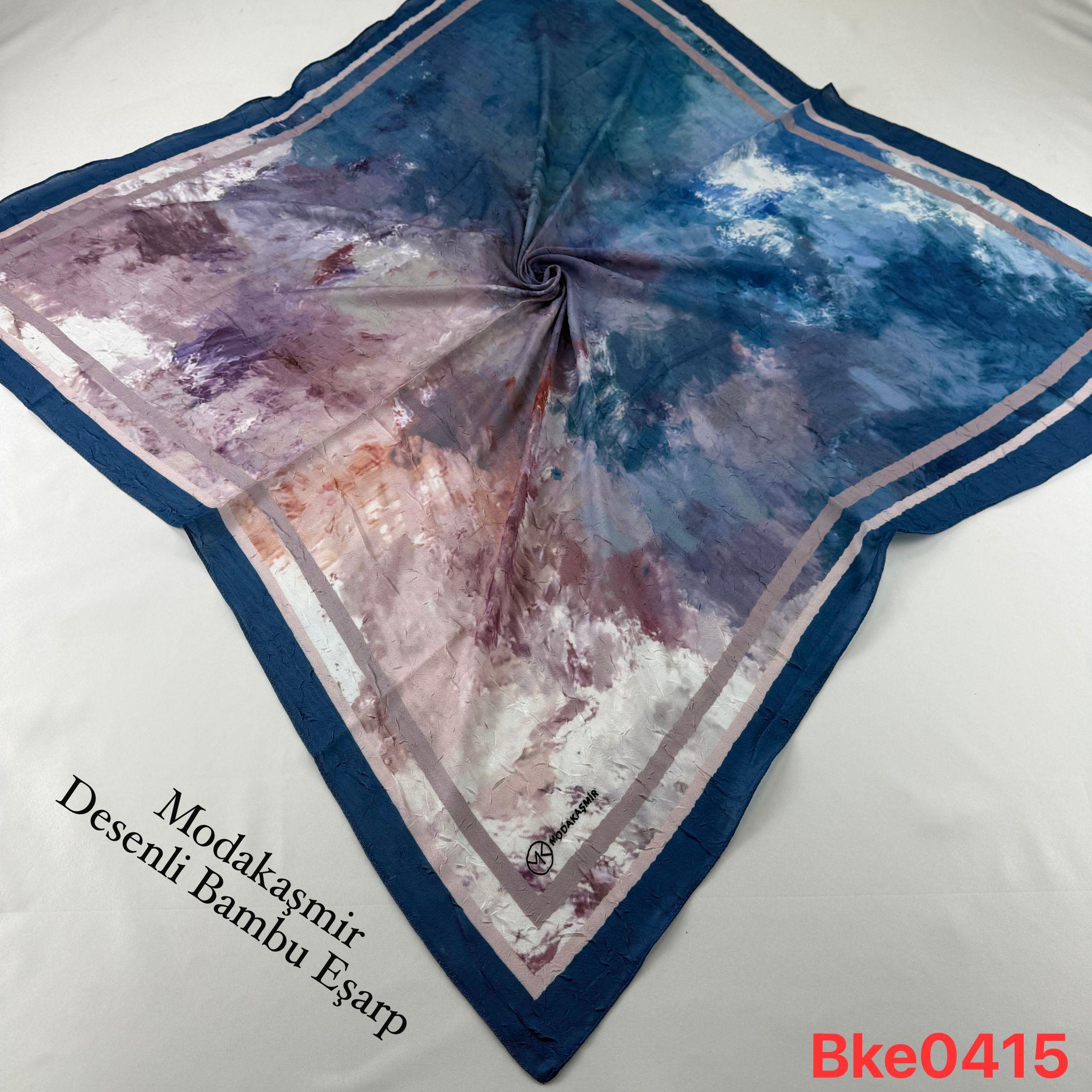 U-75 Modakaşmir Desenli Bambu Eşarp